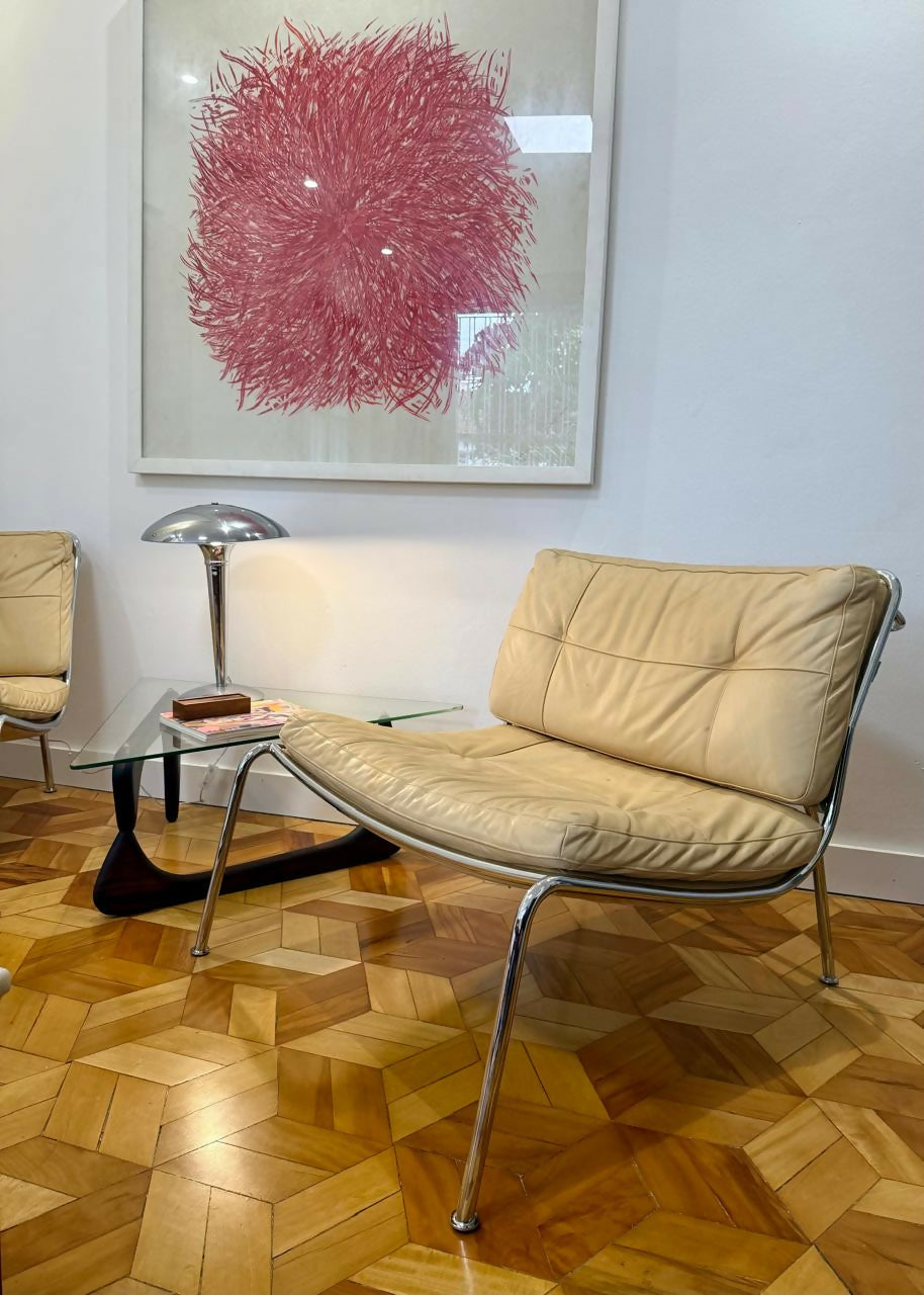 Poltrona FROG em couro- Piero Lissoni para Living Divani