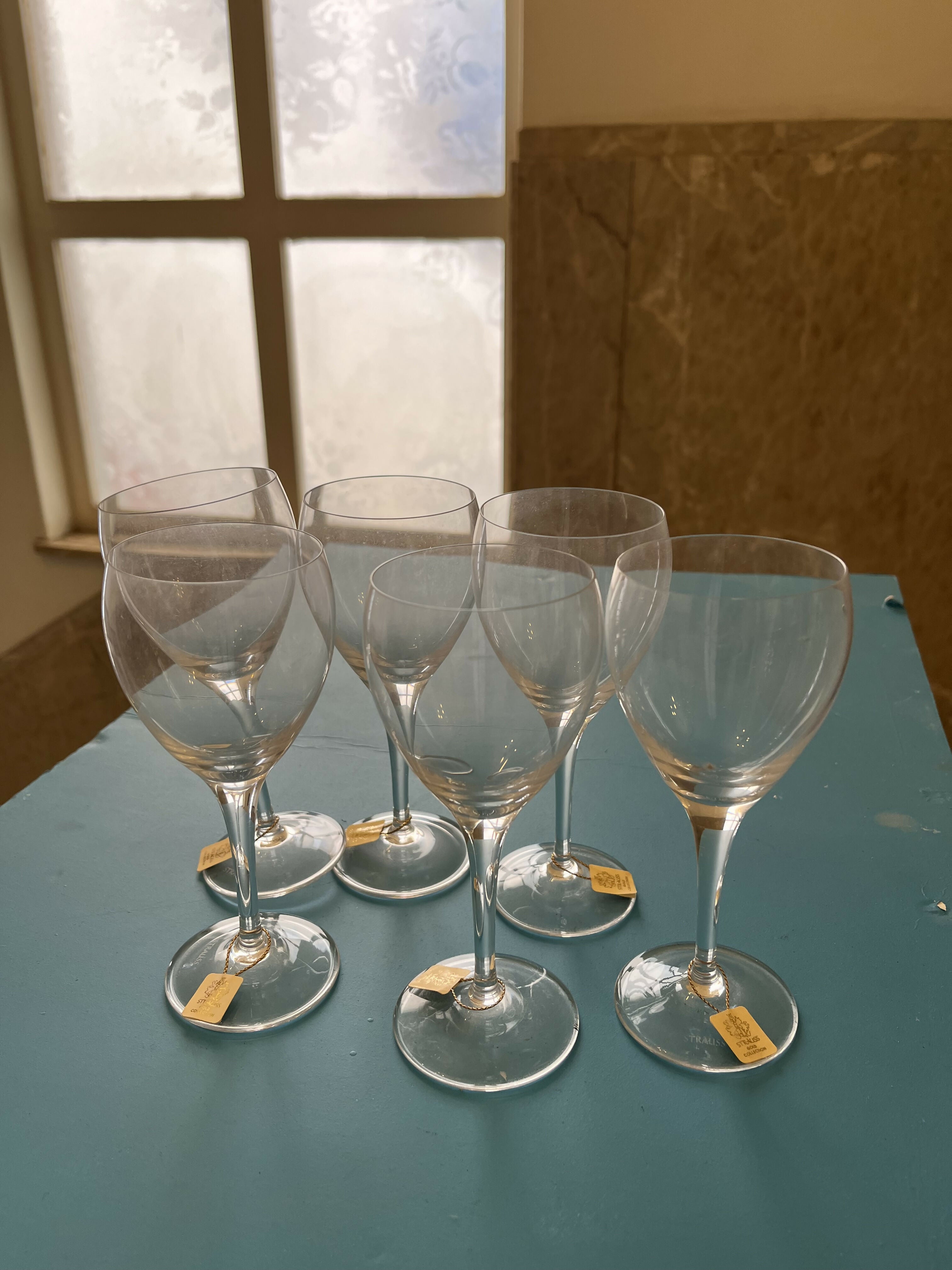 STRAUSS GOLD COLLECTION, jogo com 30 taças completo