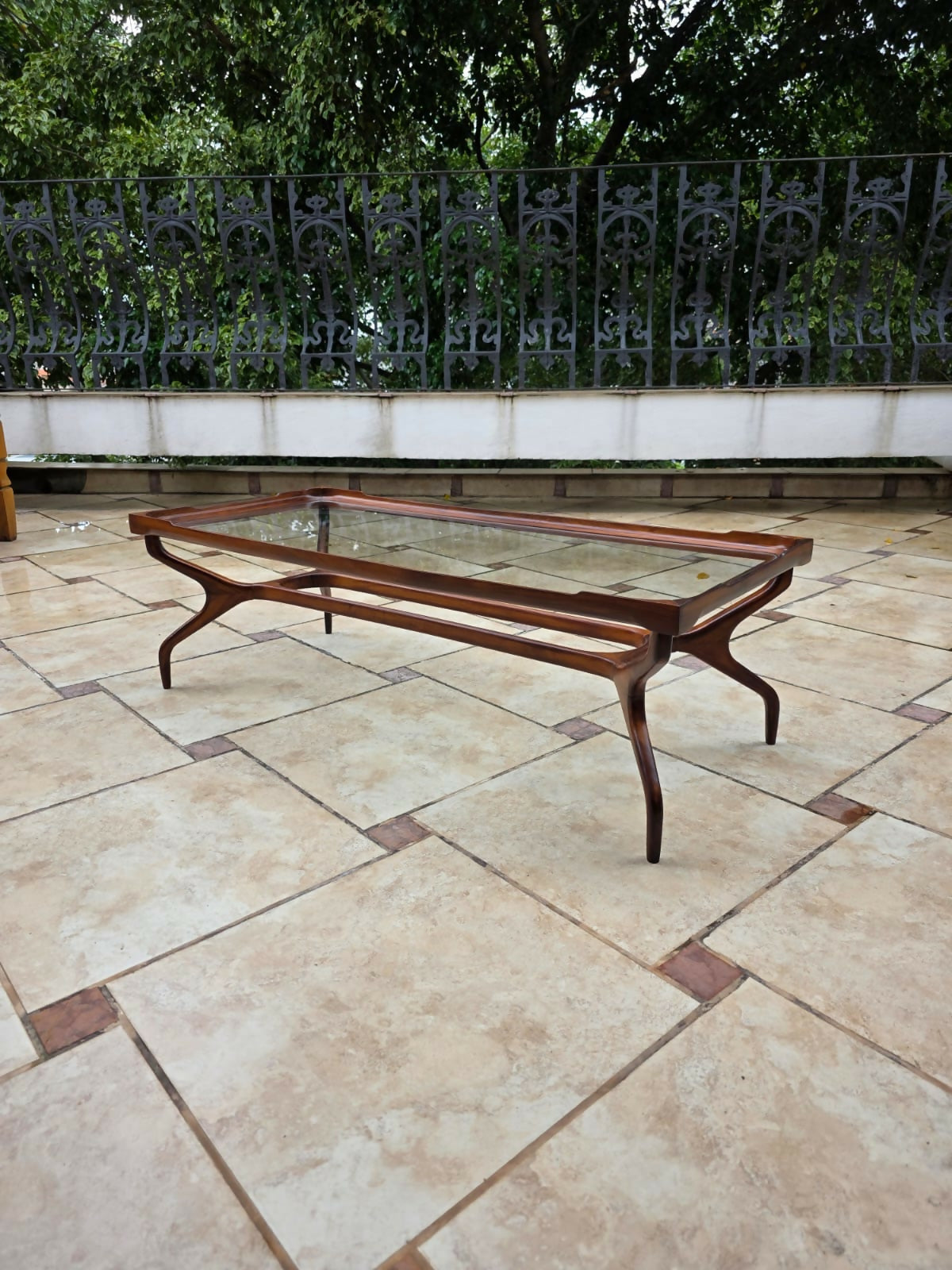 Mesa de centro Scapinelli em caviúna, década de 50/60.