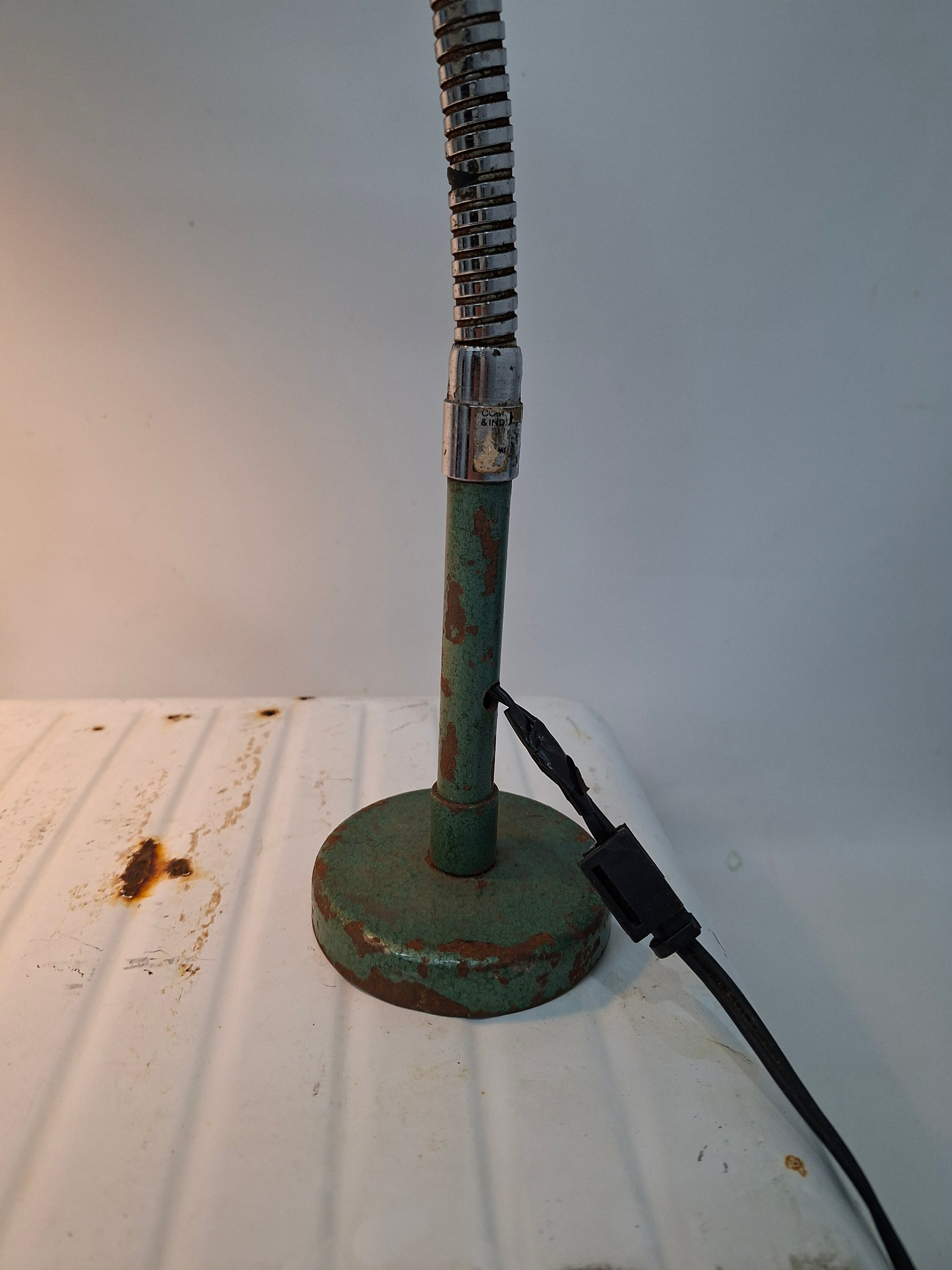 Luminária Vintage de Torno Upcycling