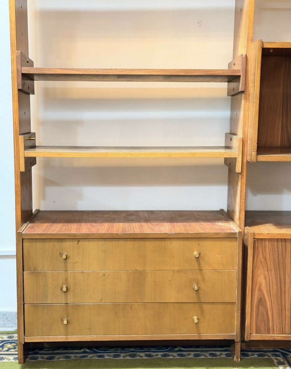 Estante modular em Caviúna, anos 60