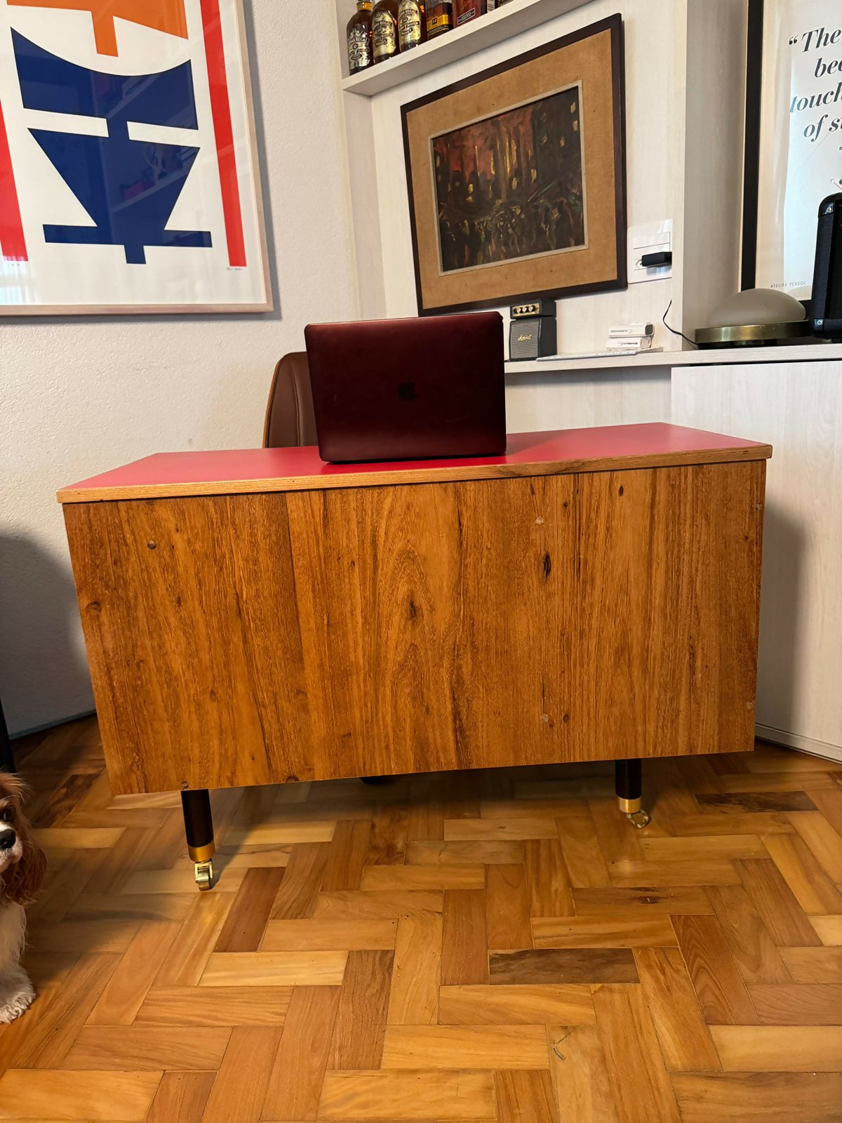 Escrivaninha Antiga Moveis Cimo - 1963 Original