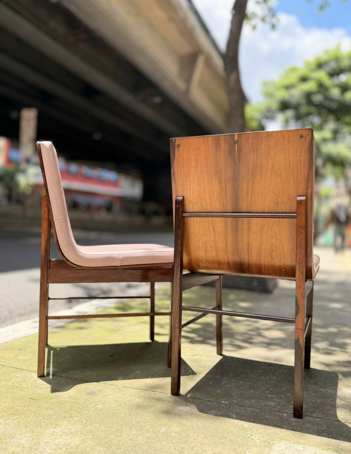 Par de Cadeiras Novo Rumo em Jacarandá anos 60