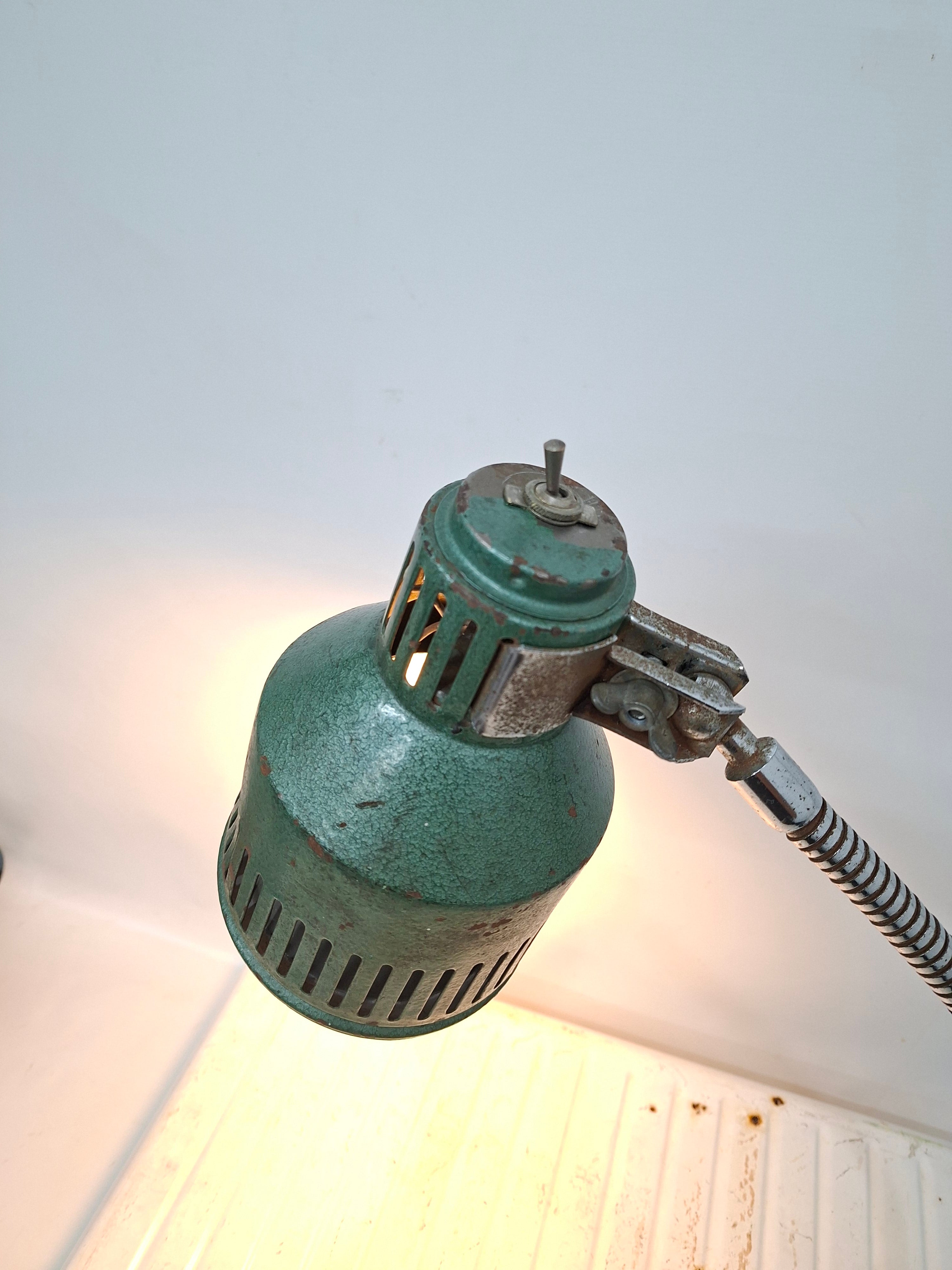 Luminária Vintage de Torno Upcycling