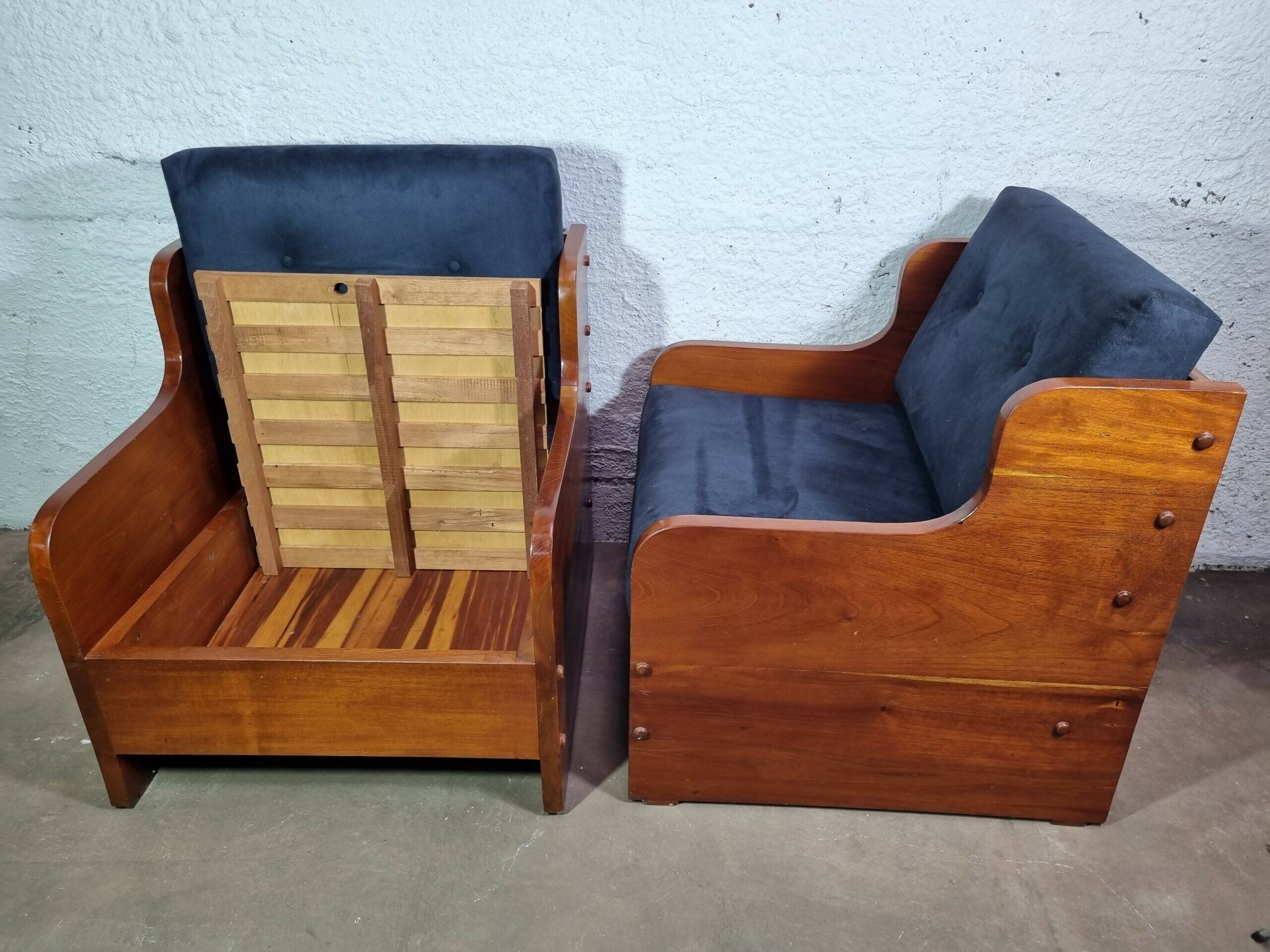 Par poltronas cedro anos 70