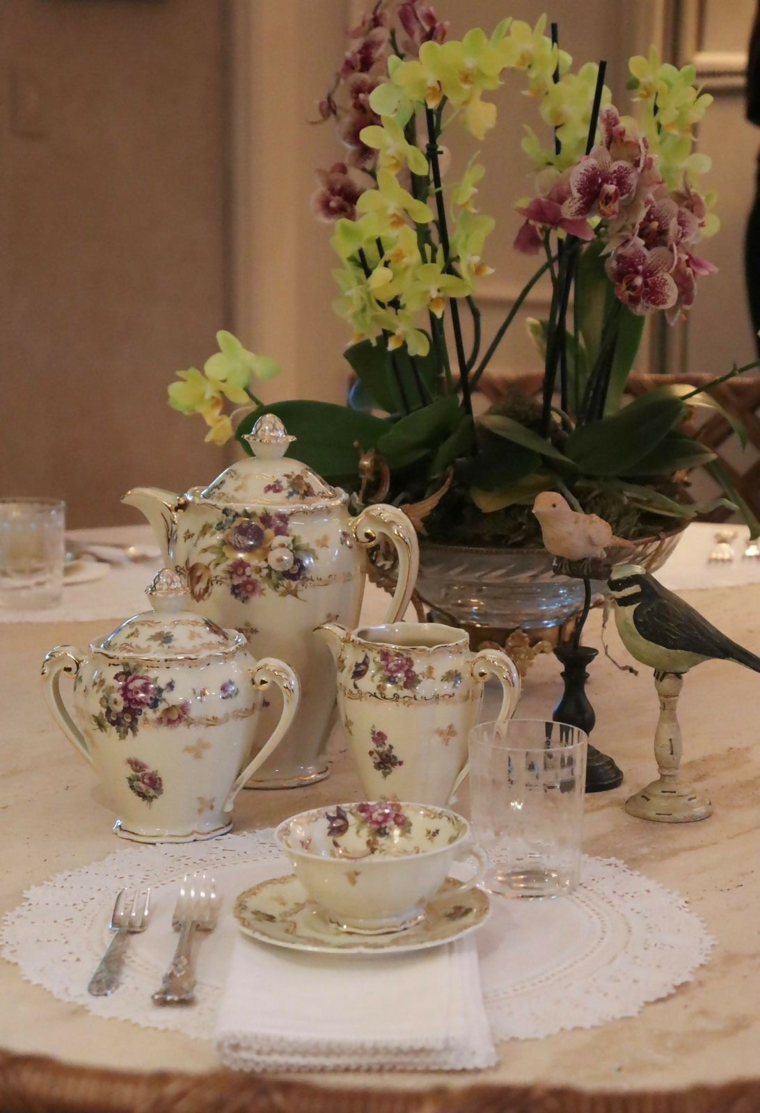 CONJUNTO DE CHÁ - LIMOGES 1940-1960