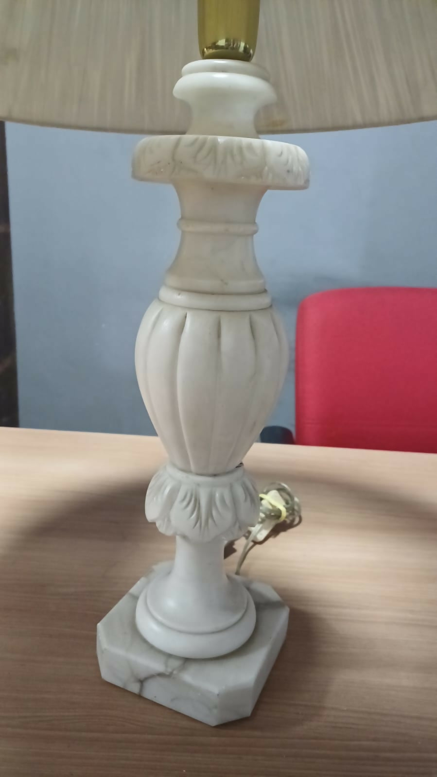 LUMINÁRIA DE ALABASTRO POLIDO