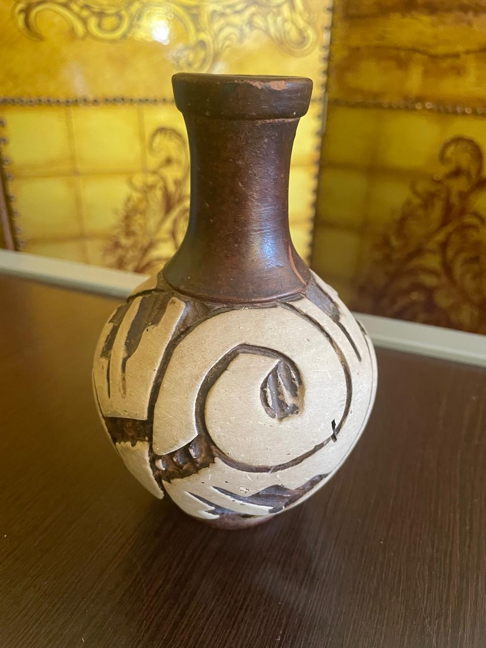 Vaso de cerâmica mexicano
