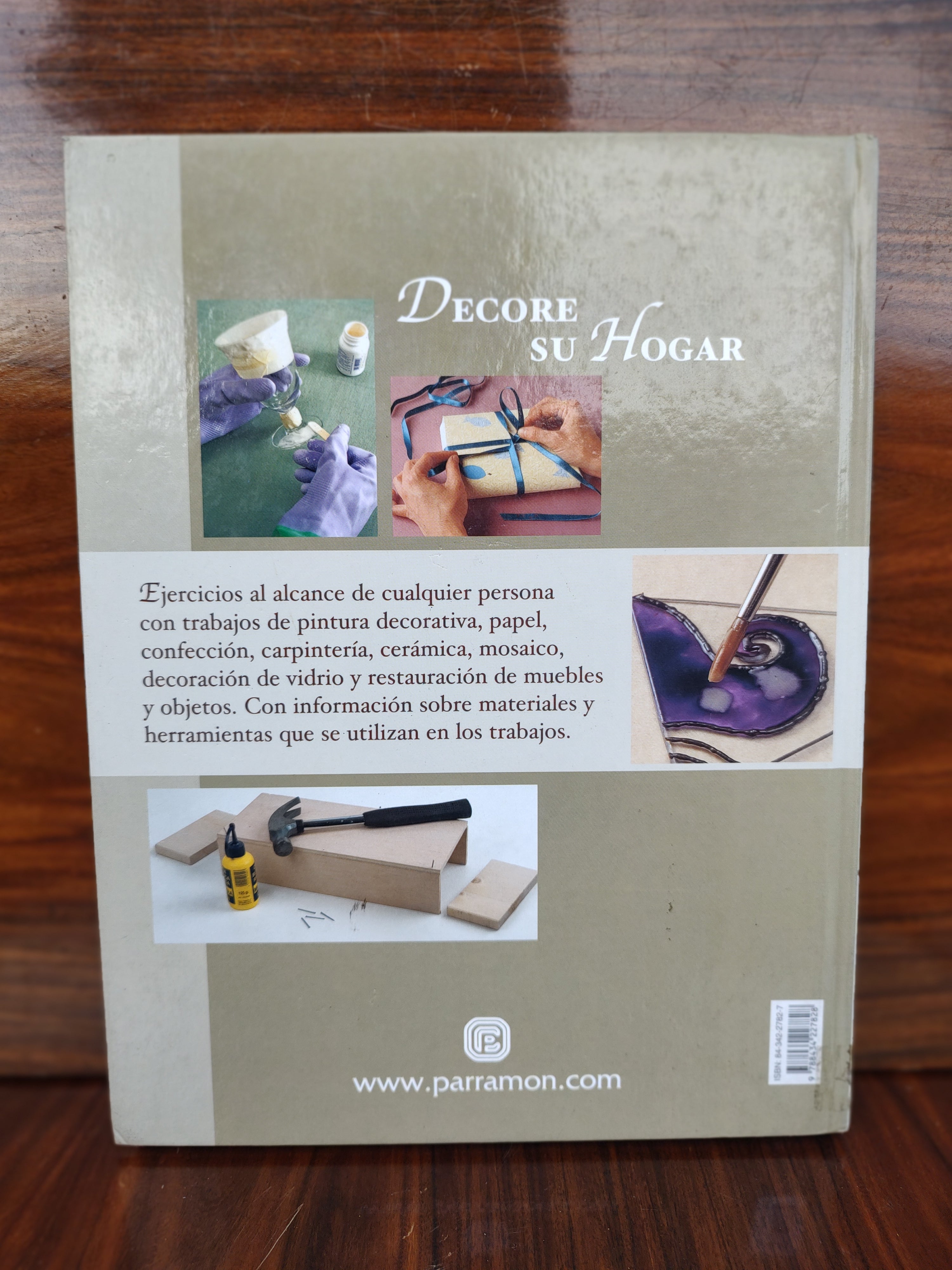 Livro "Decore su Hogar — Proyectos fáciles paso a paso" Editora Parramón - ed. 2006