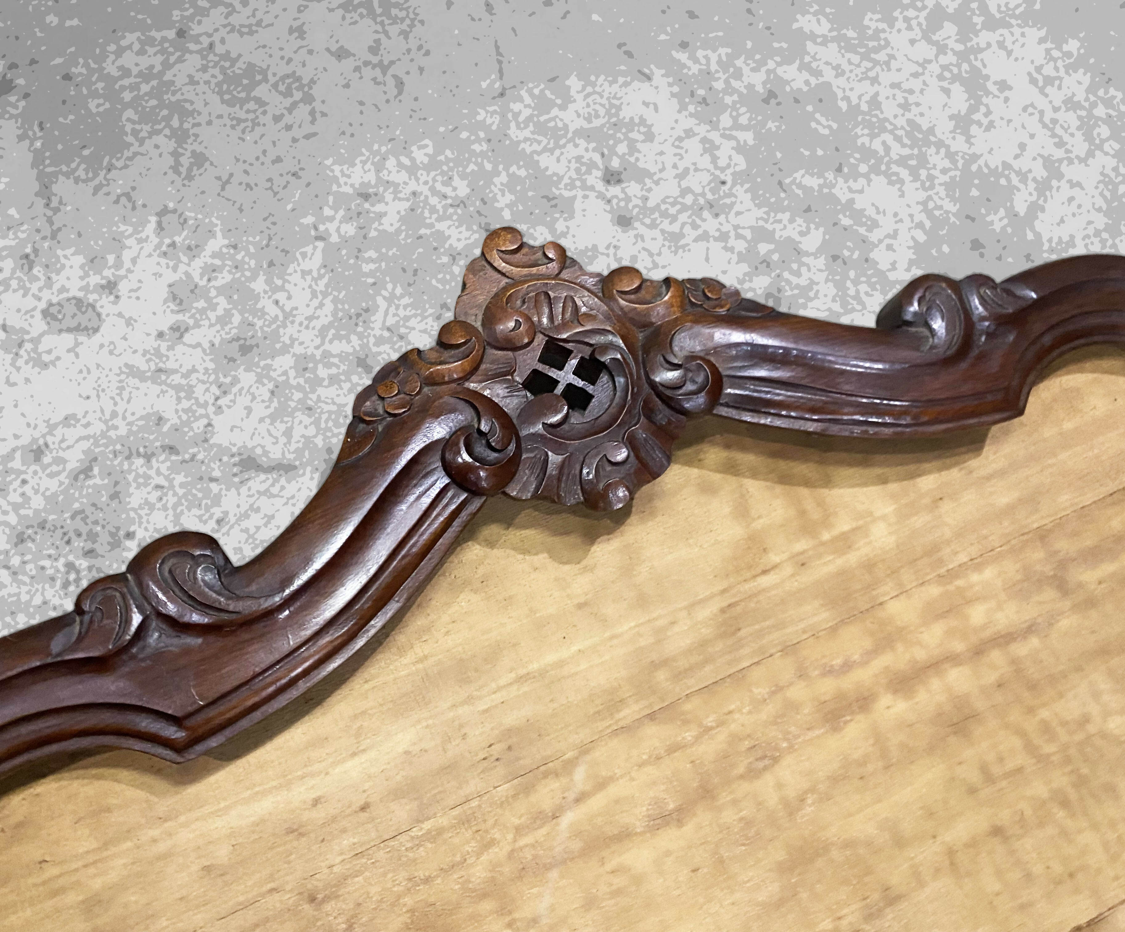 Moldura Provençal antiga para espelho (acompanha espelho novo)