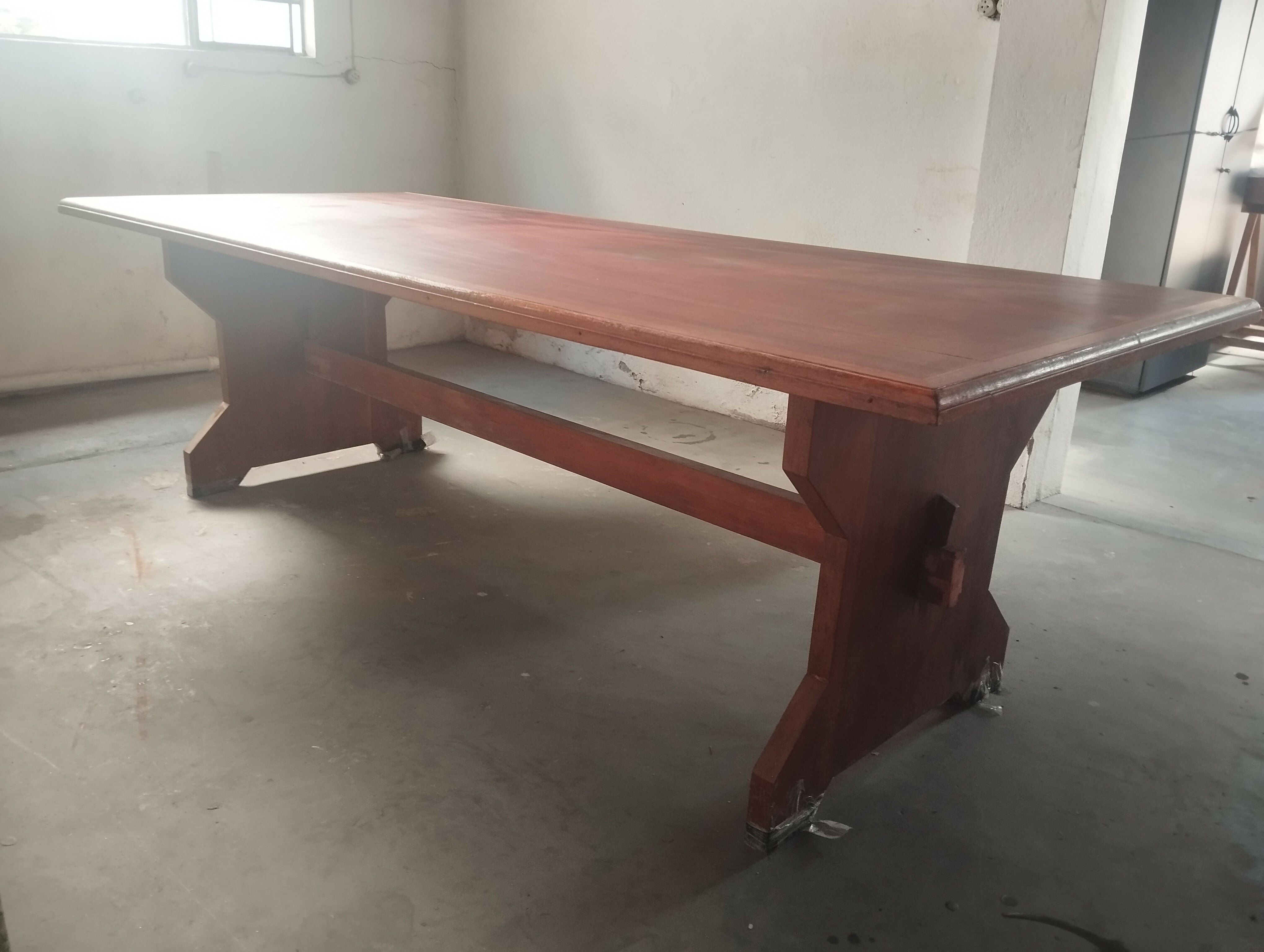 Mesa extraordinária em Mogno Maciço Legítimo – 2,50 metros |