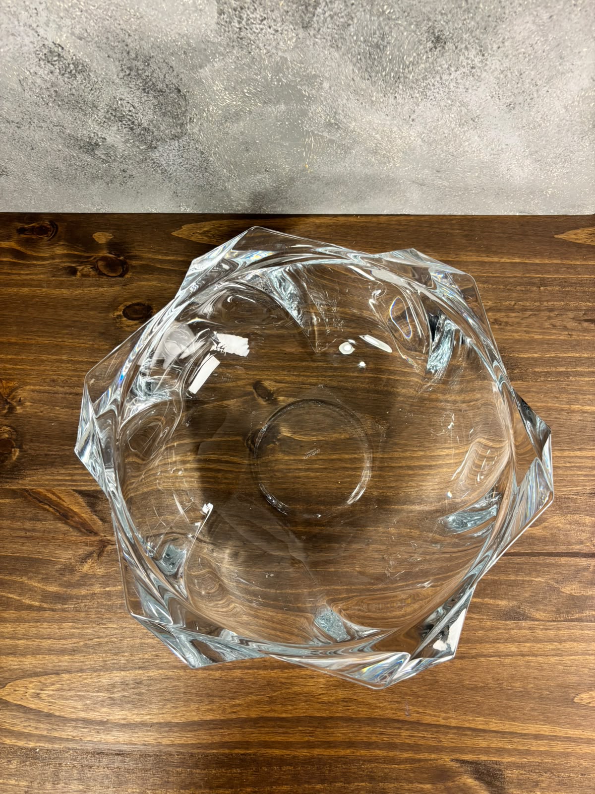 Centro de Mesa em Cristal Crystalite Bohemia, República Tcheca, contemporâneo