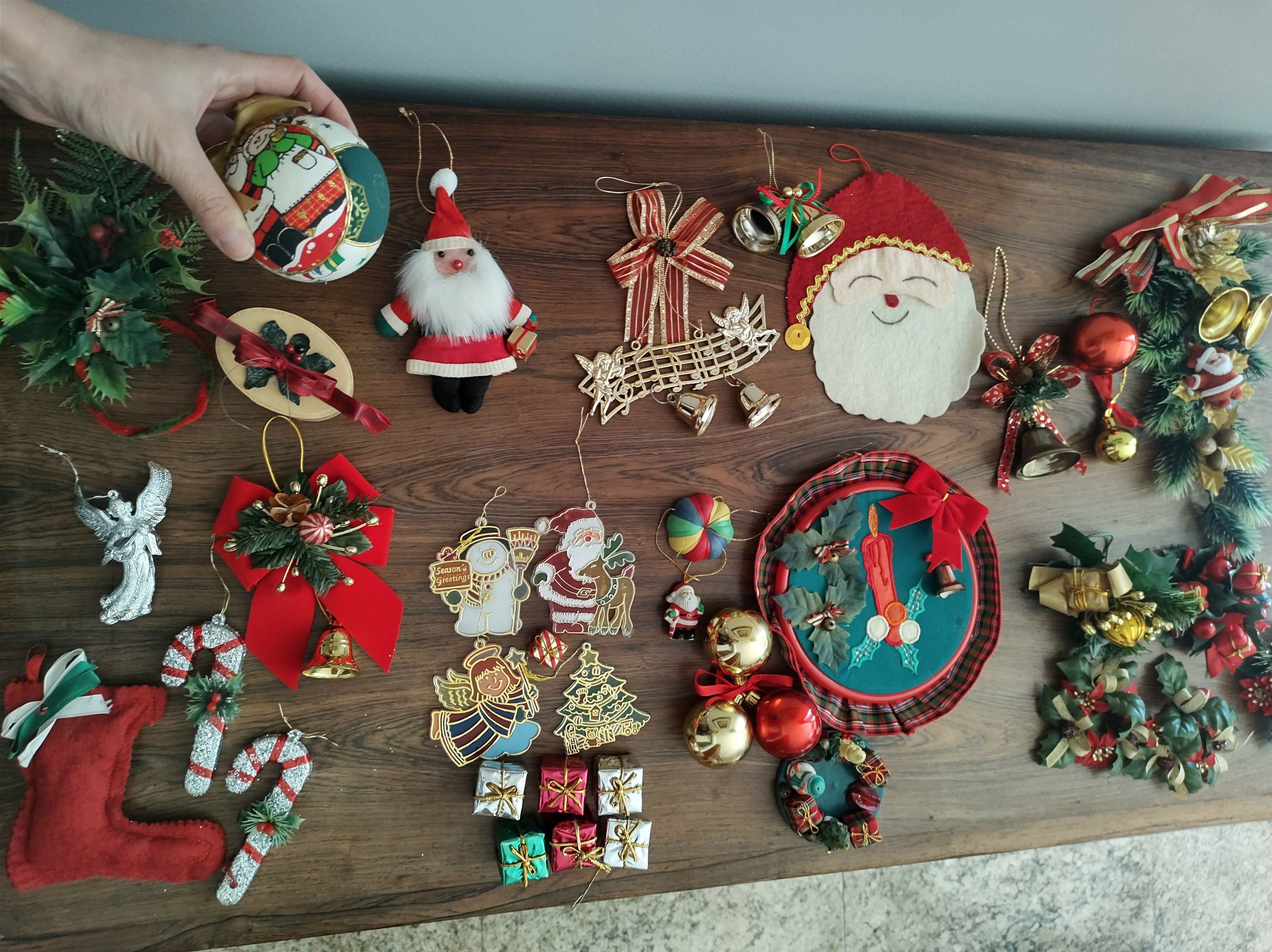 Coleção de Enfeites de Natal- Anos 1990