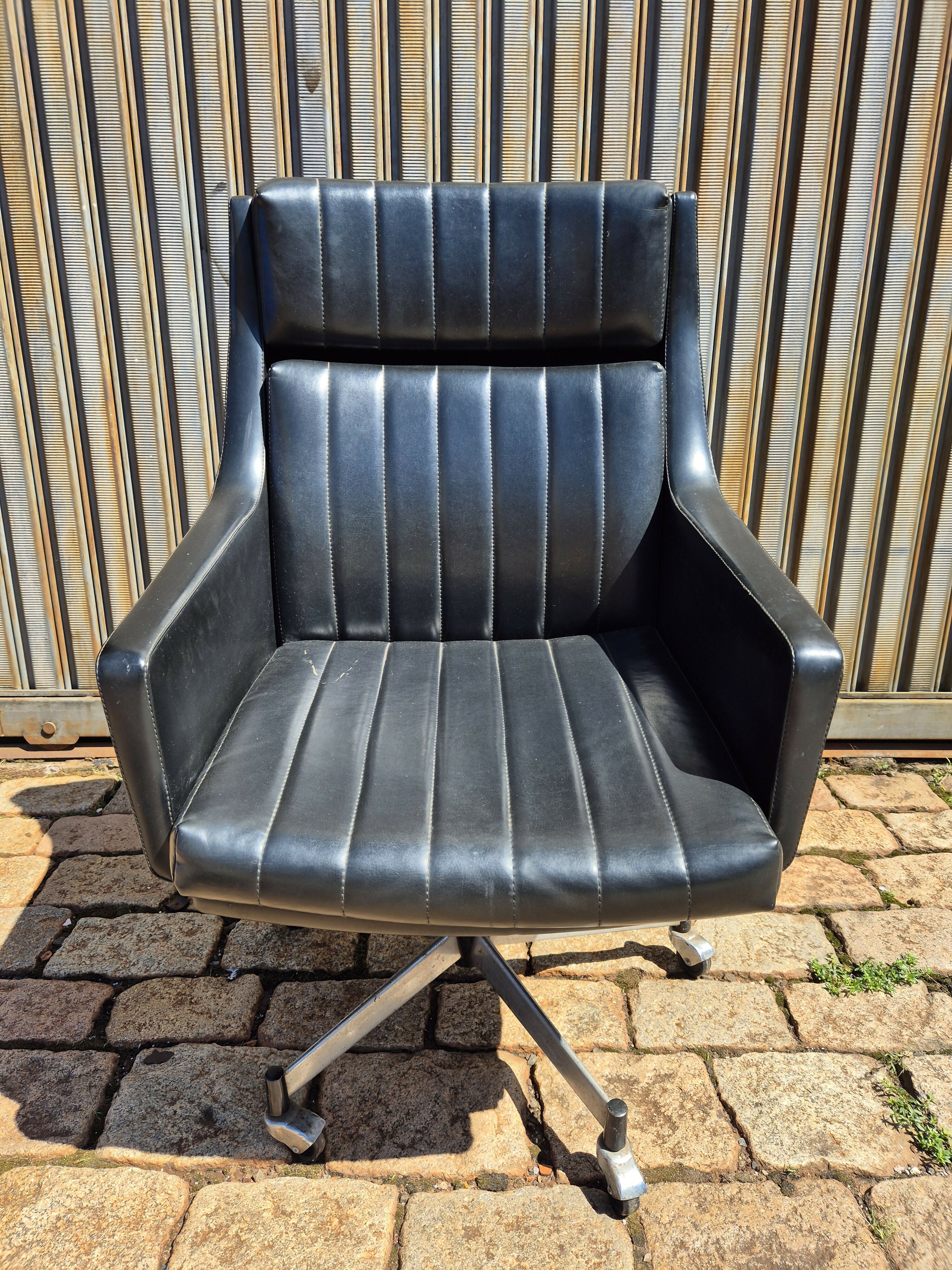 Poltrona escritório Giroflex vintage