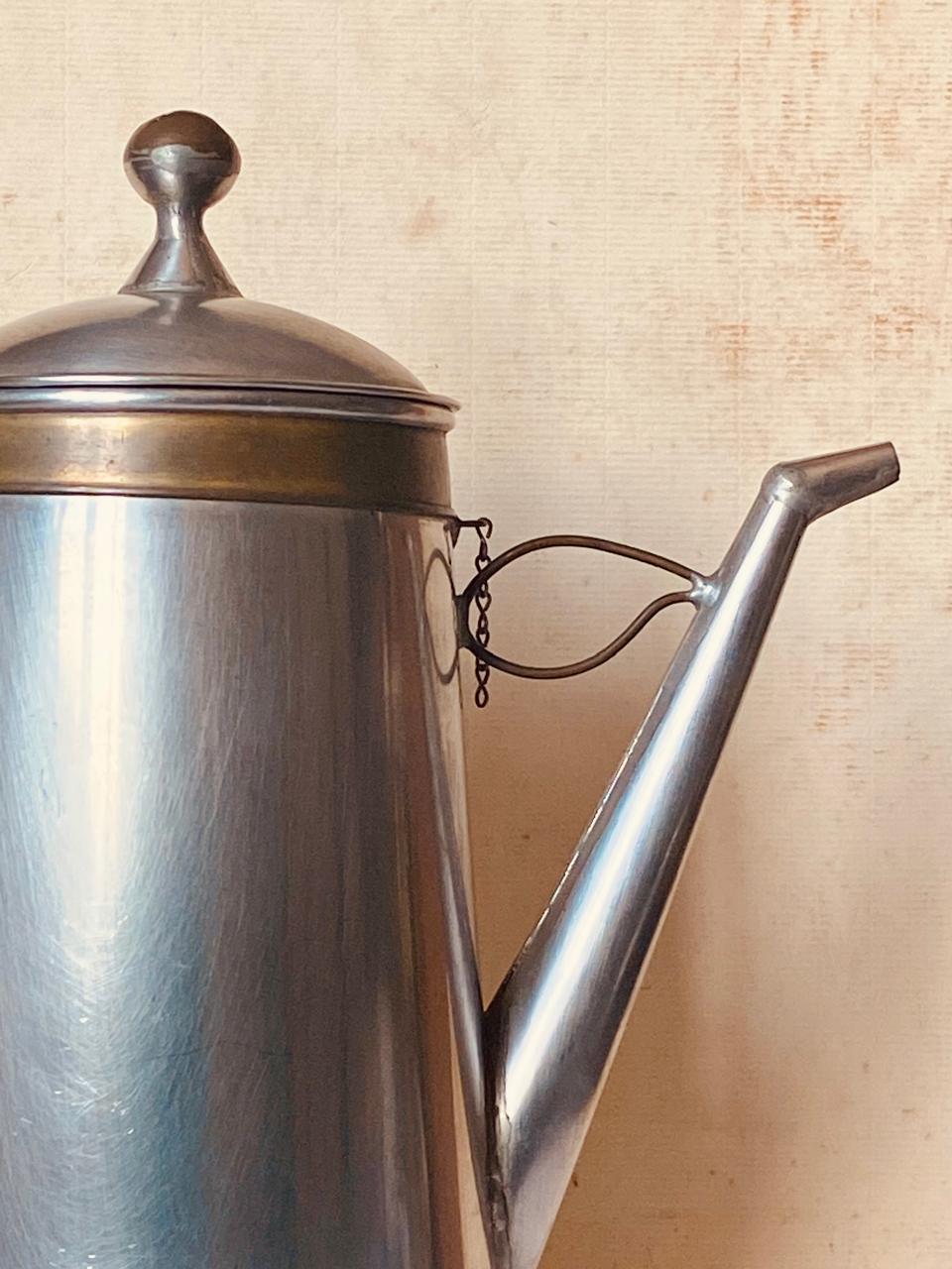 Bule em metal de influência Art Déco (DMCPS_411)