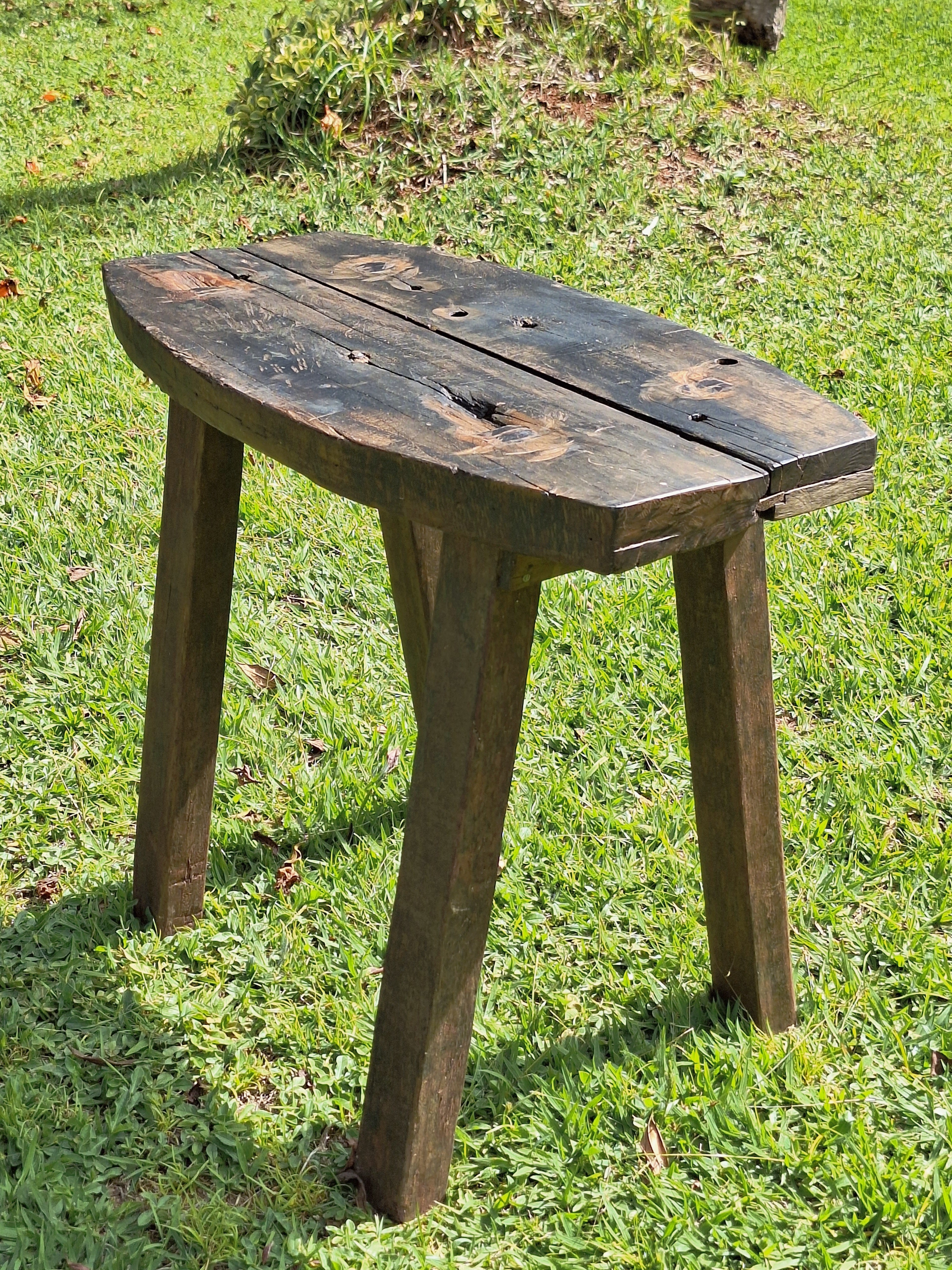 Mesa de Apoio Madeira Maciça Garimpo Mineiro