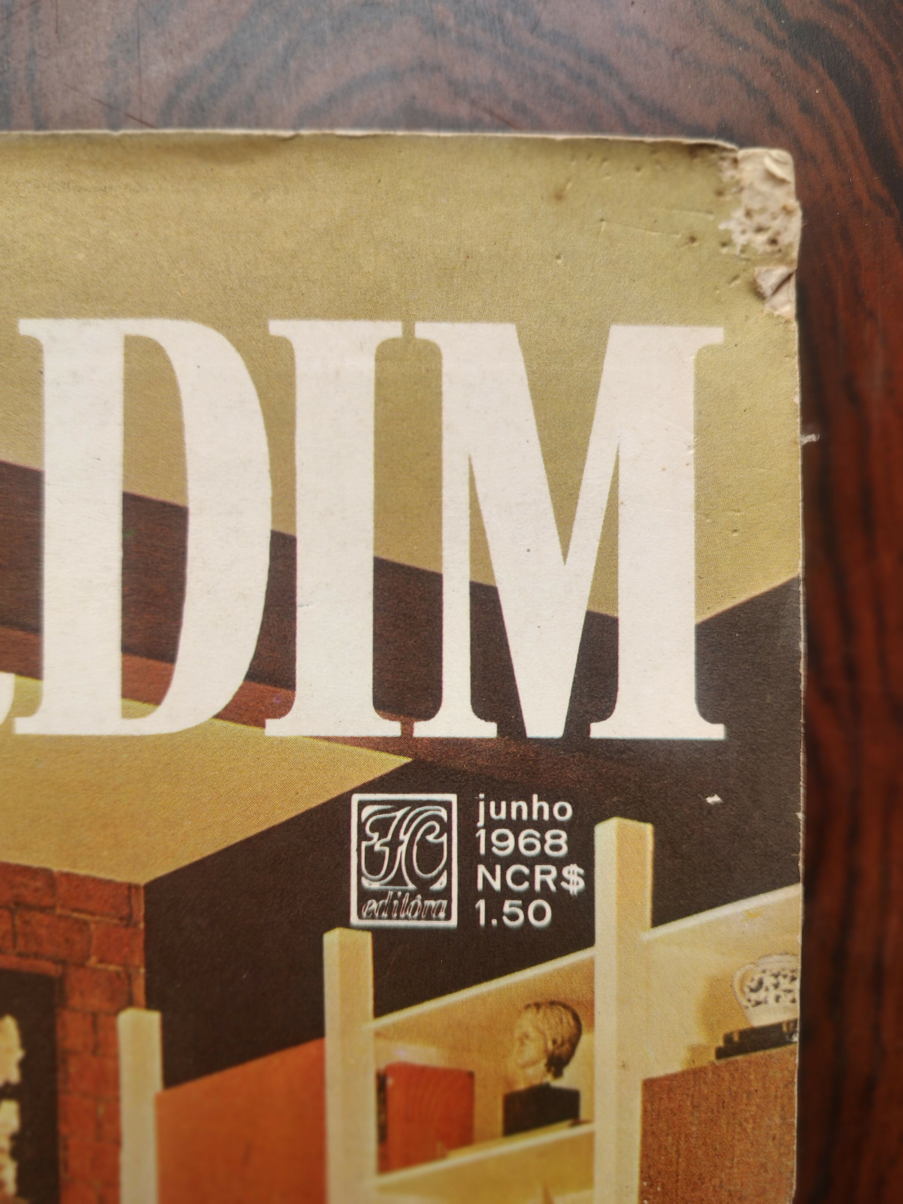 Antiga &quot;Revista Casa &amp; Jardim&quot; - 1968 (Capa Como Ganhar 1 milhão)