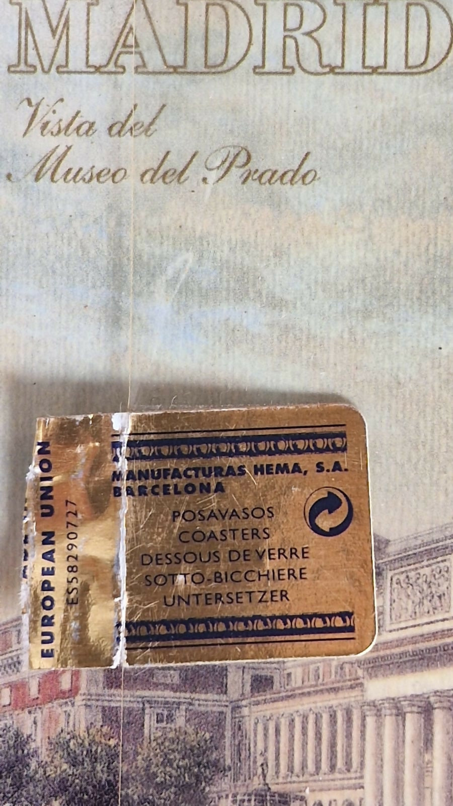 Lindo conjunto de porta-copos fabricados na Espanha