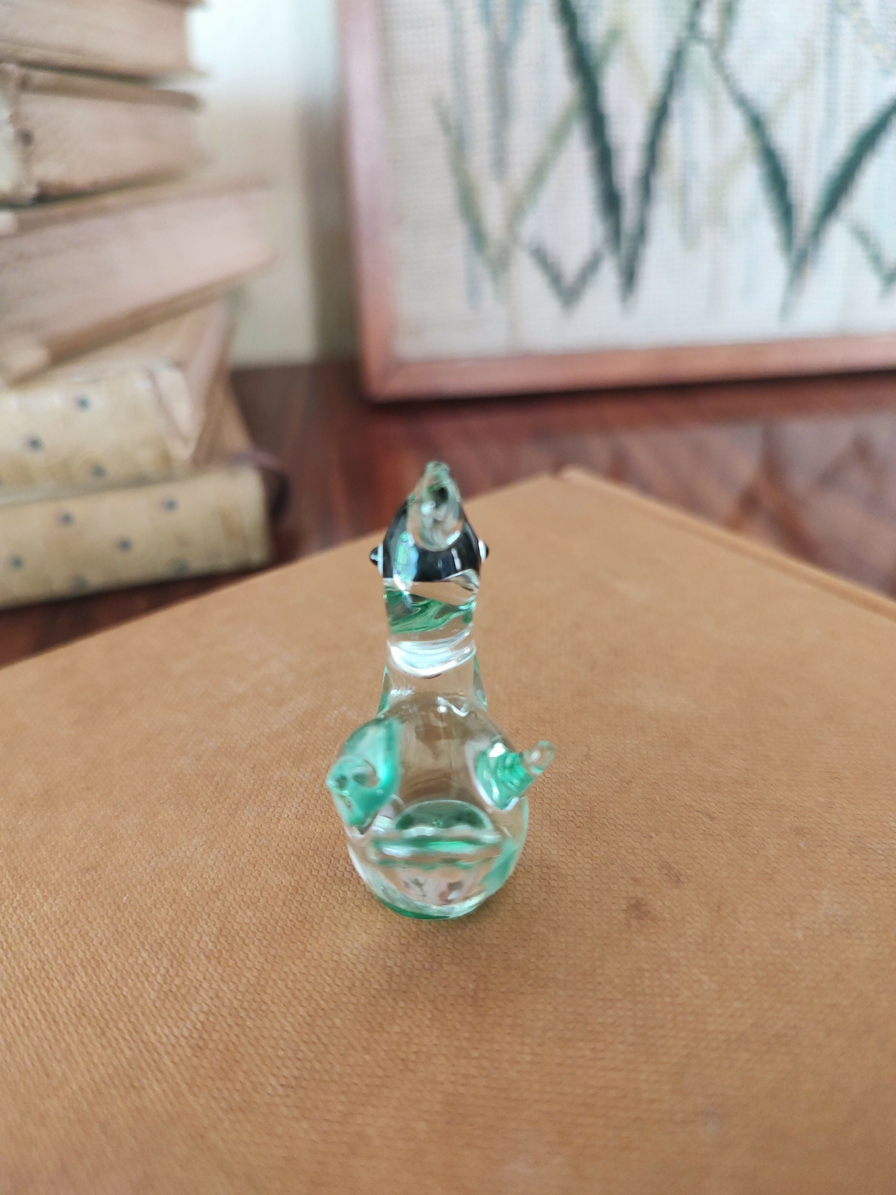 Miniatura de Galo modelado em Murano