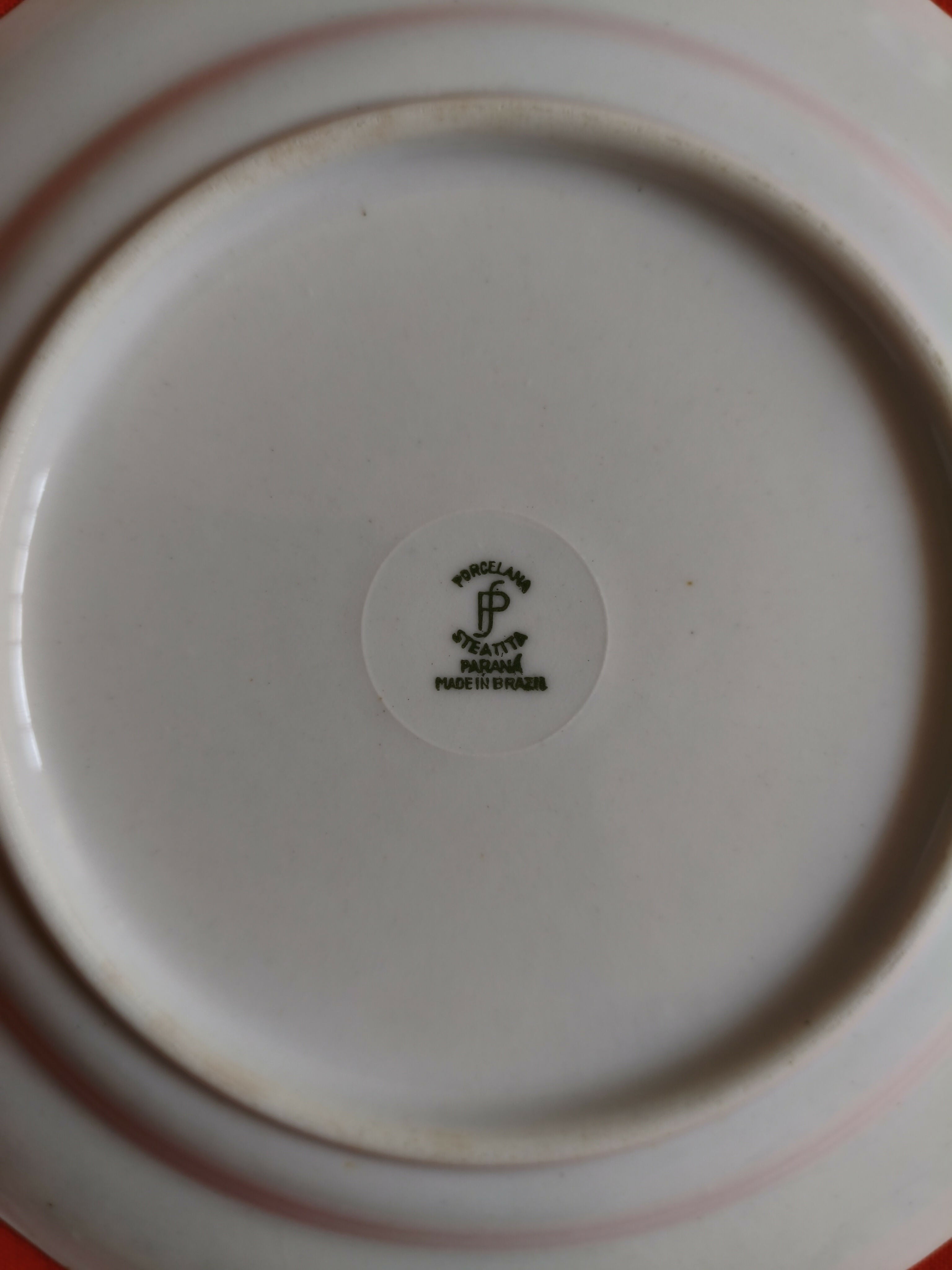 Conjunto prato de pão porcelana Steatita