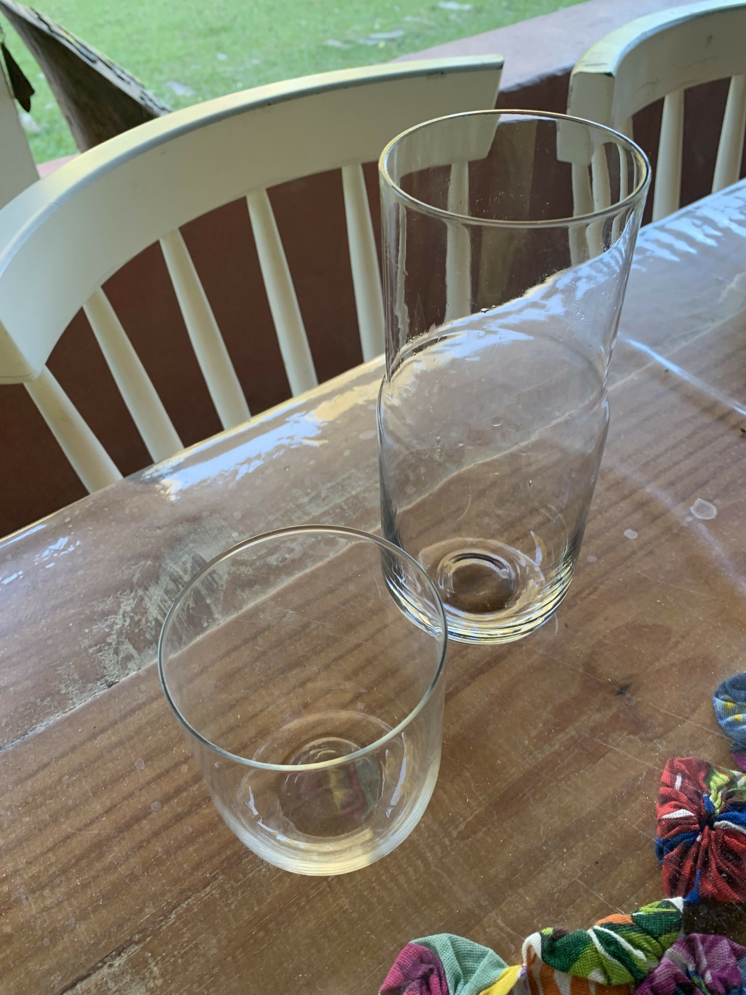 Moringa de Vidro Moderninha com copo