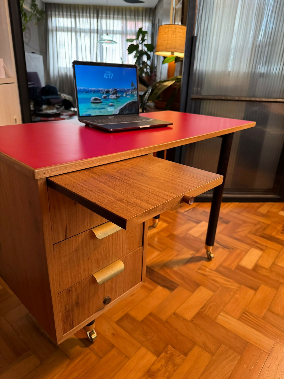 Escrivaninha Antiga Moveis Cimo - 1963 Original