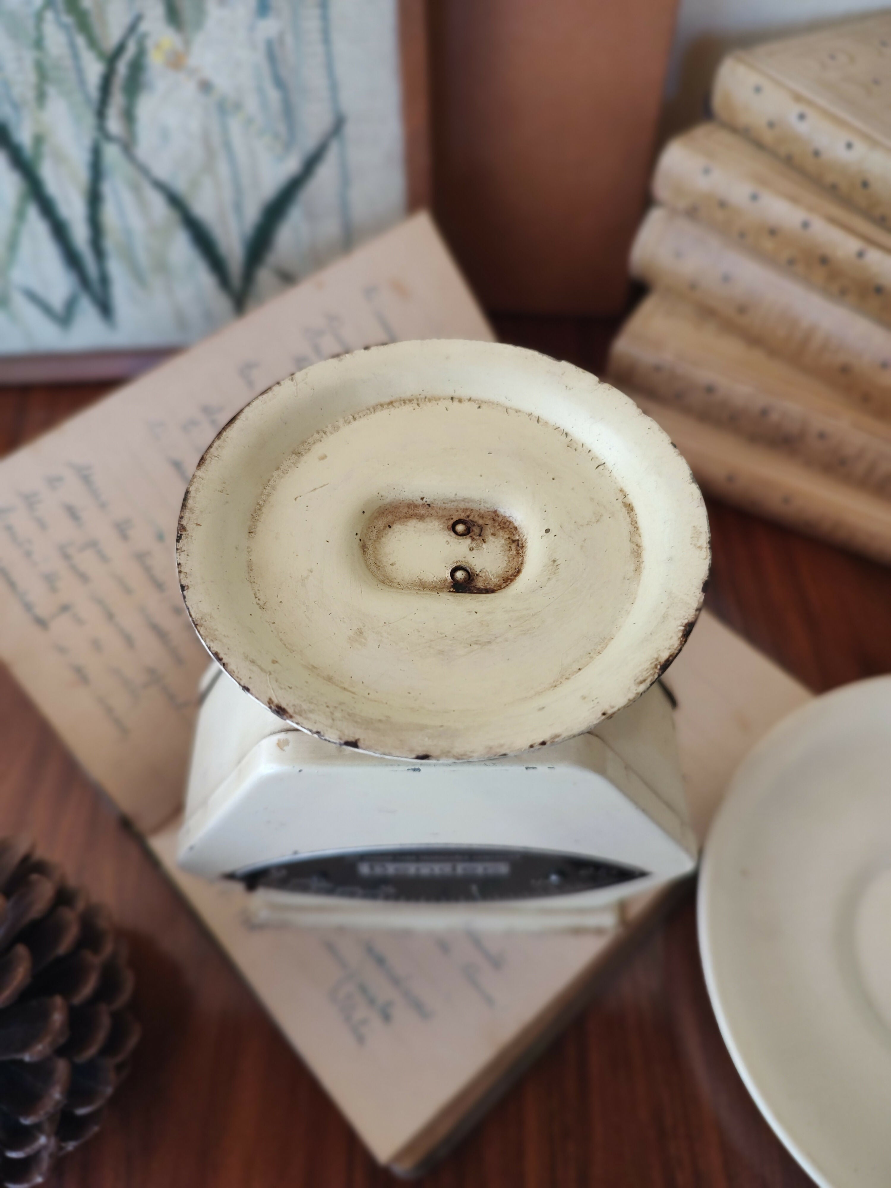 Antiga Balança Bender creme (funcionando!)