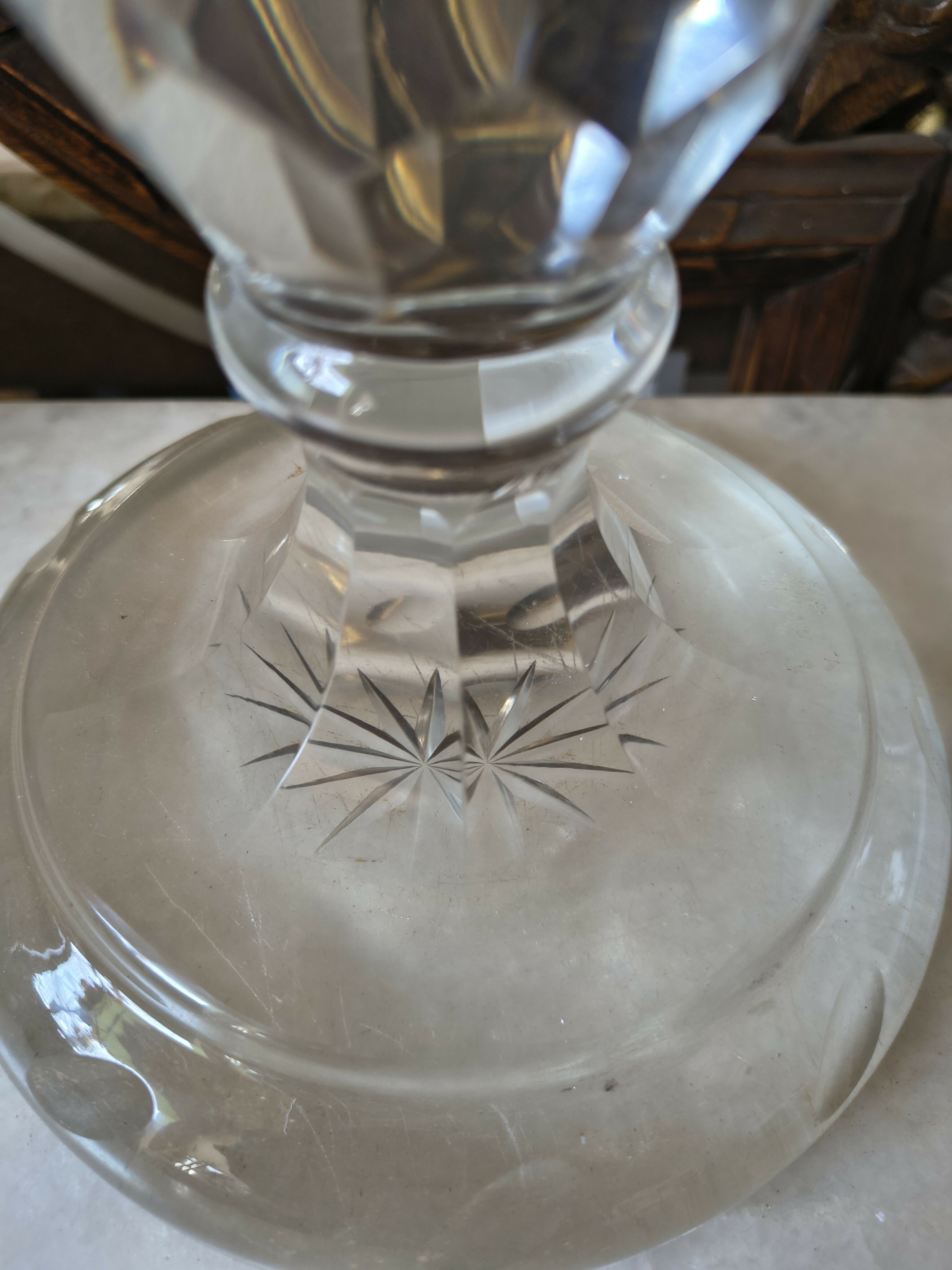 Castiçal Antigo Baccarat