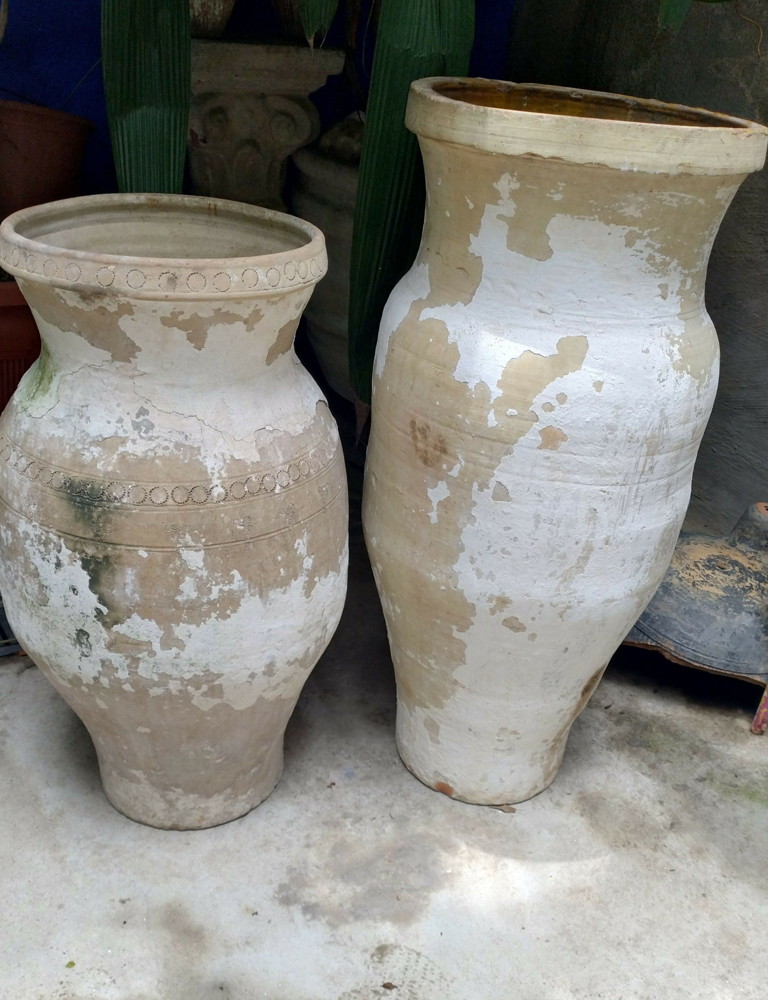 2 VASOS MARROQUINOS - Peça de antiquário adquirido no final dos anos 80 na Loeil