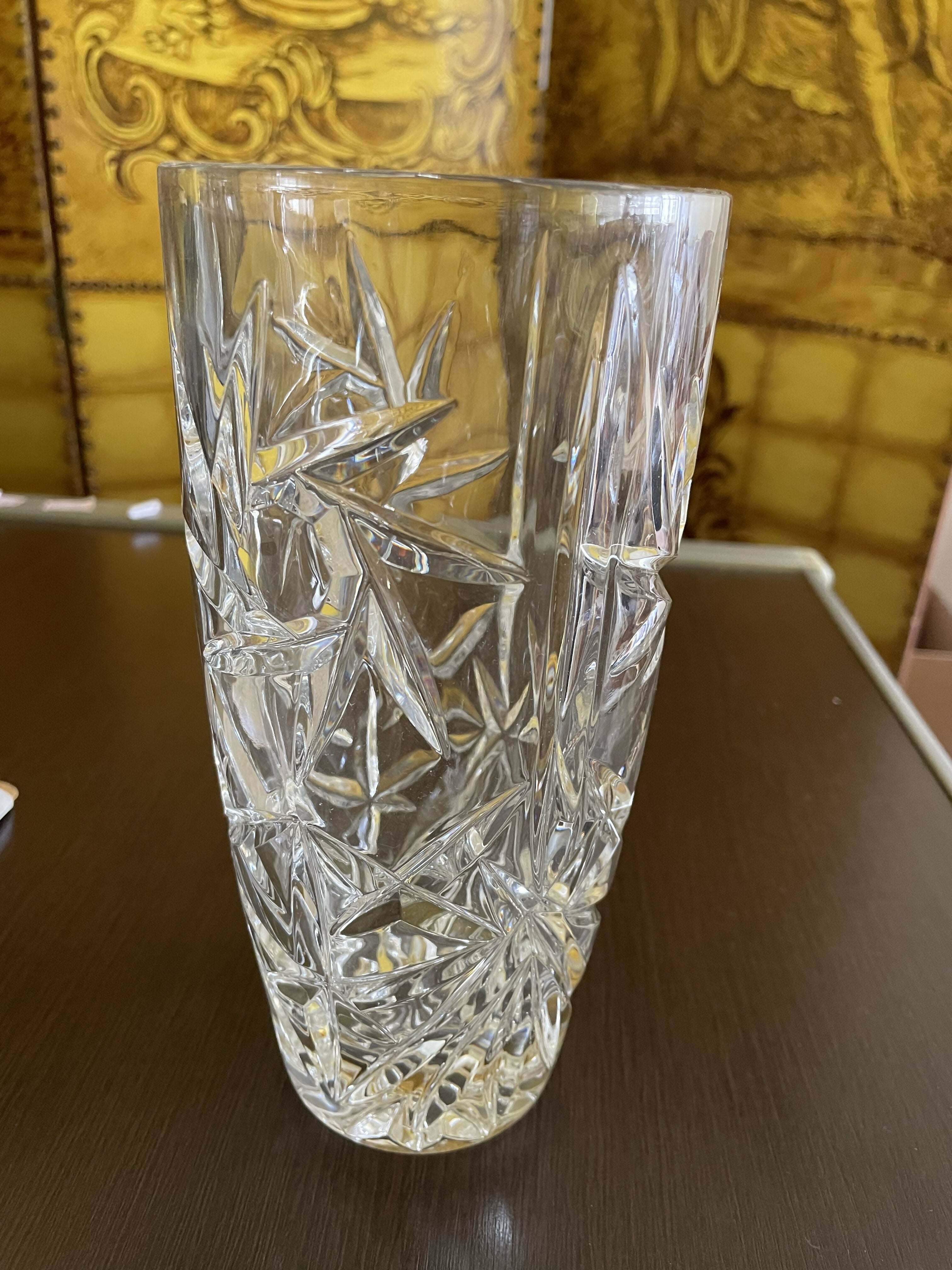 Vaso de Cristal lapidado pequeno