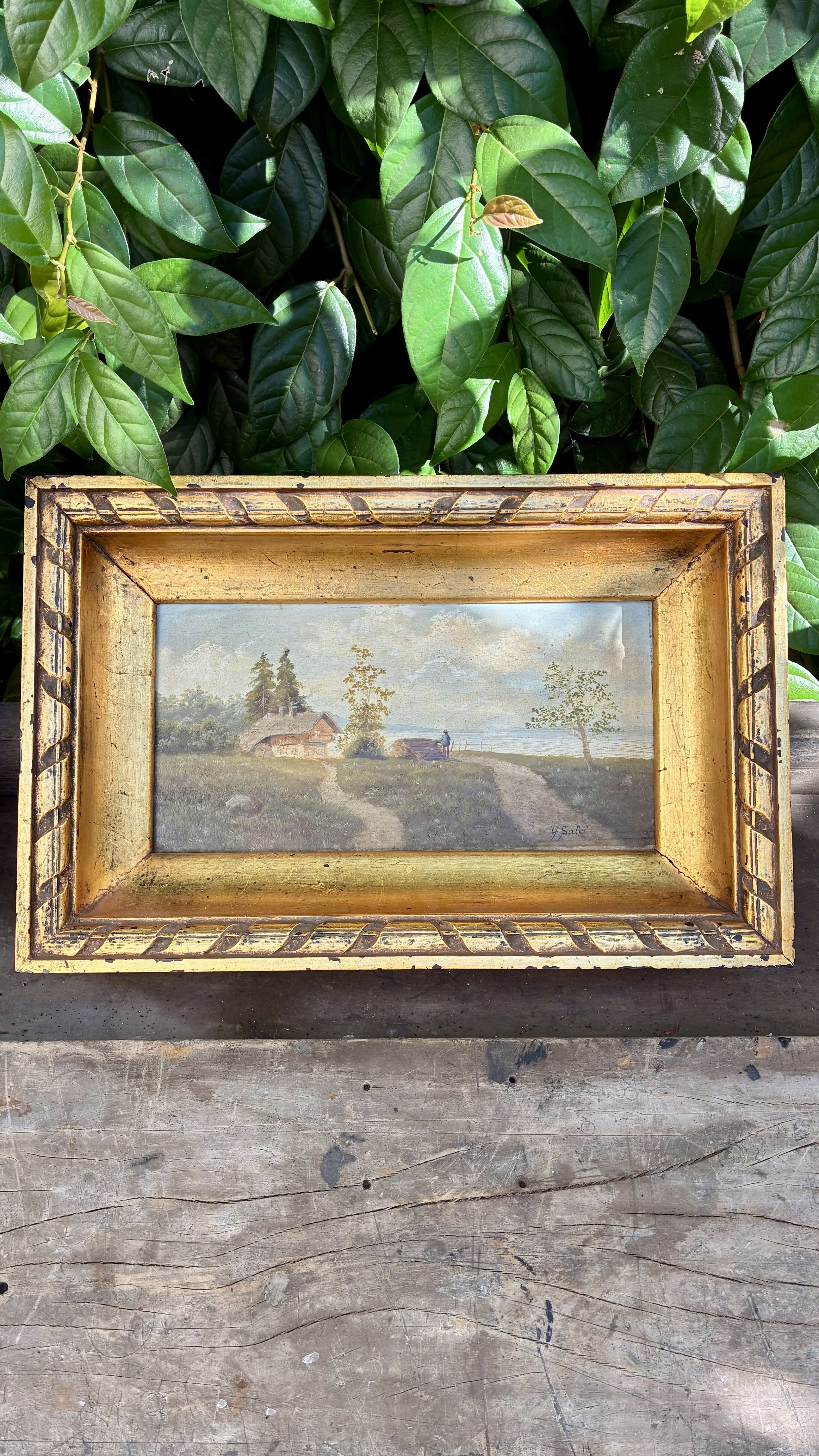 QUADRO ÓLEO SOBRE TELA ASSINADO - G. SALVI