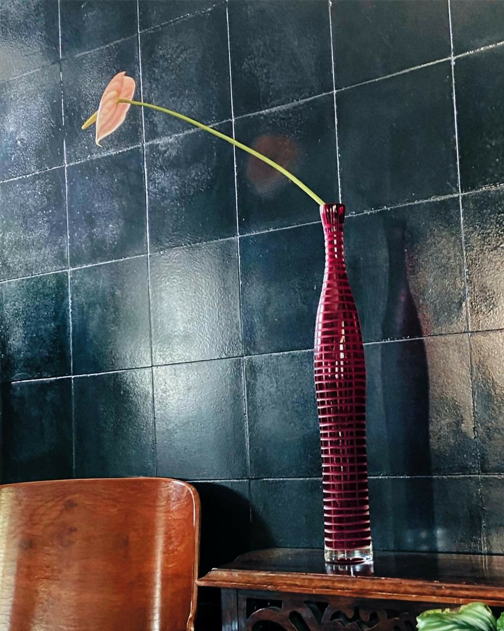 Vaso Contemporâneo Vermelho Rubi (DMPS_41)