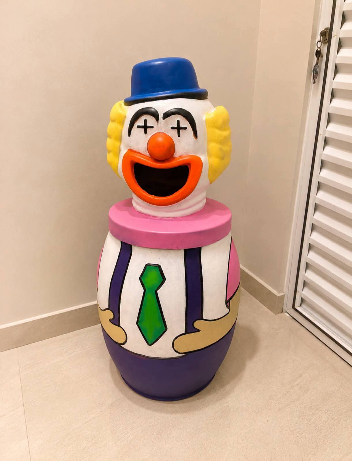 🤡 Lixeira palhaço Vintage (valor unitário) 