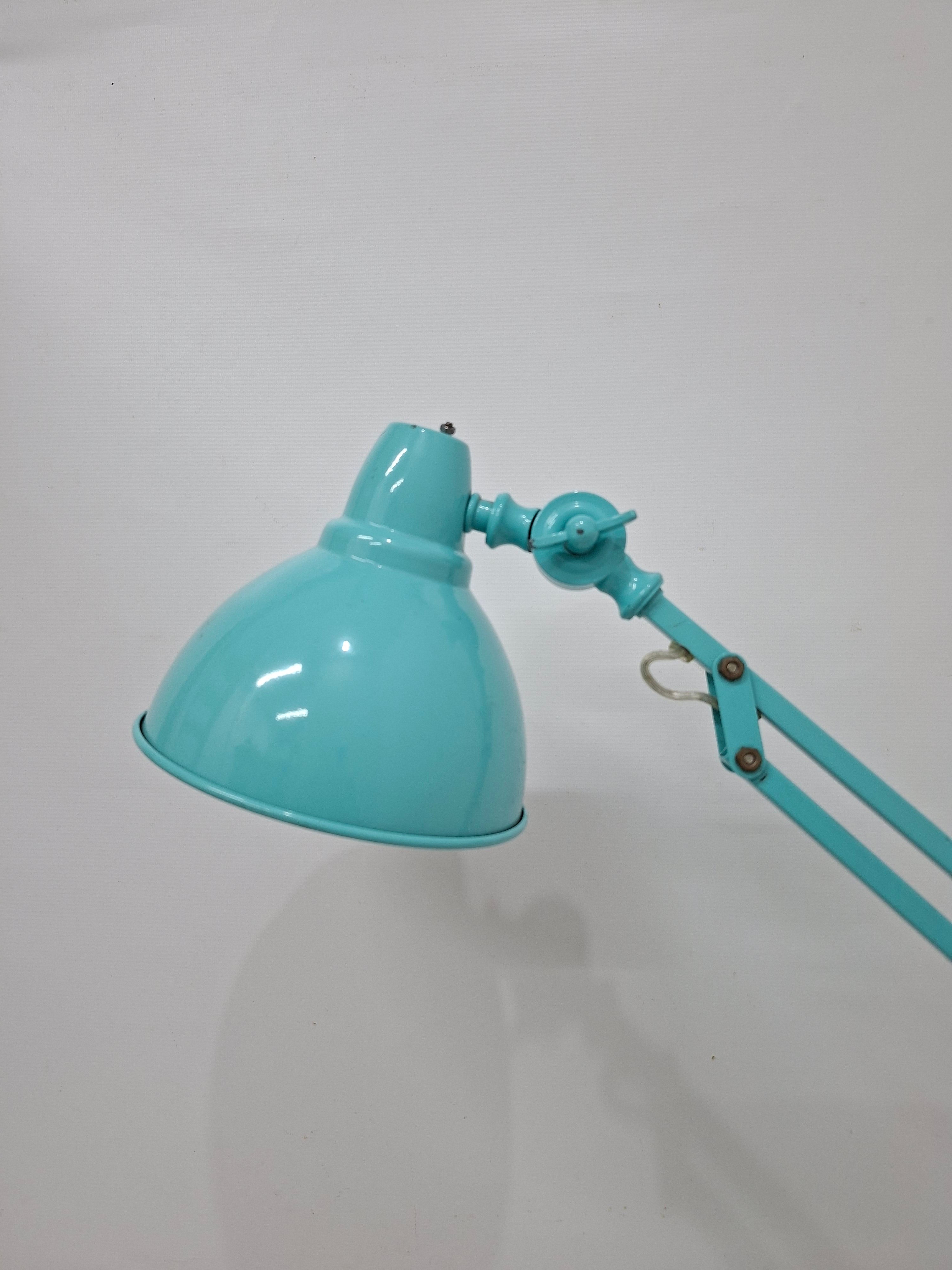 Luminária Design Azul Turquesa