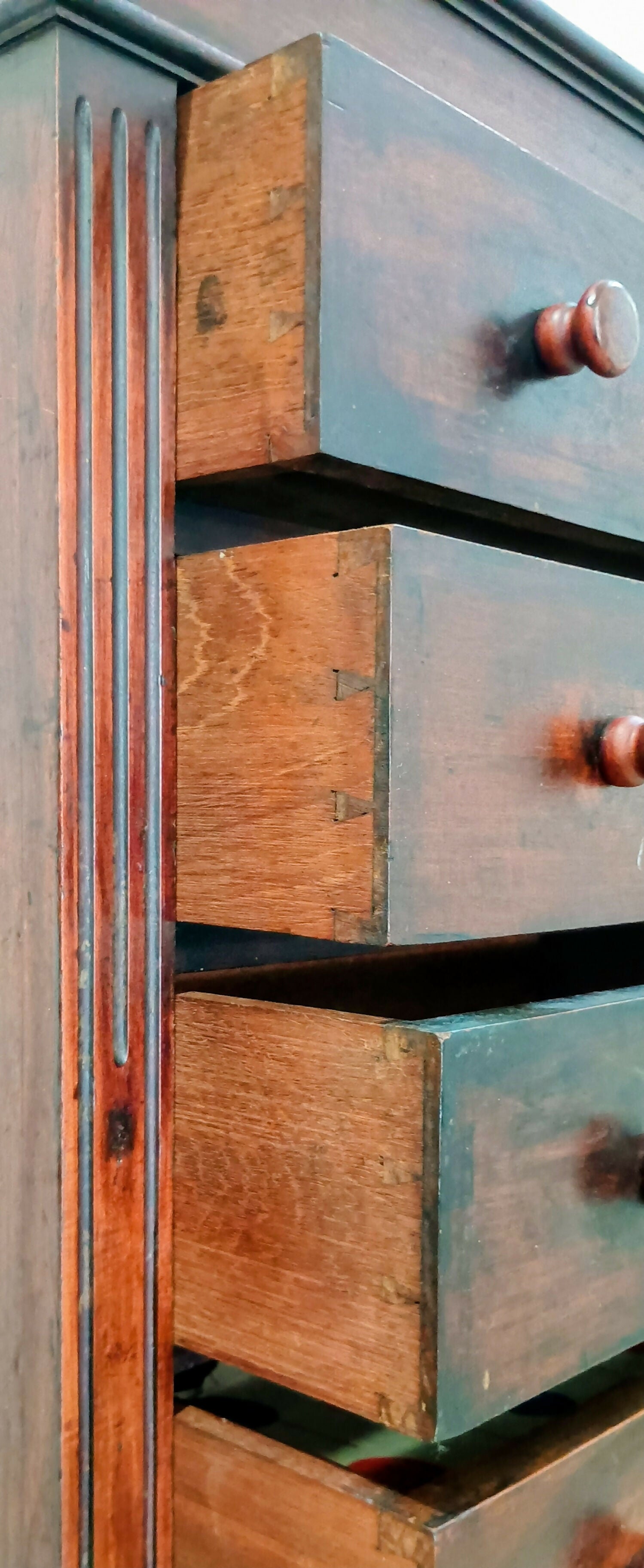 Gaveteiro / arquivo com trava lateral 1890 -1920