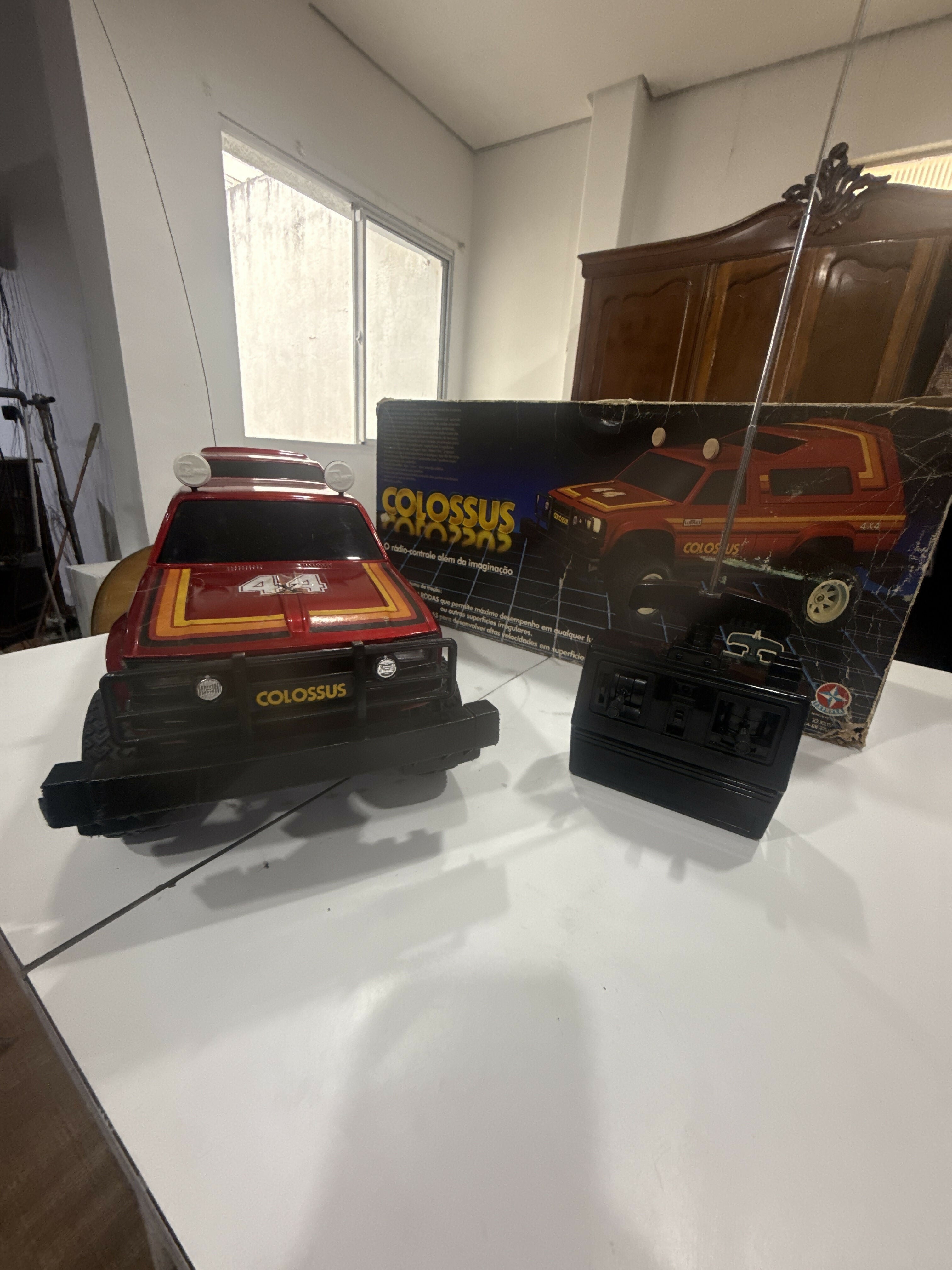Carrinho Colossus Estrela – Controle Remoto – Original – Anos 80 – Raro – Na Caixa