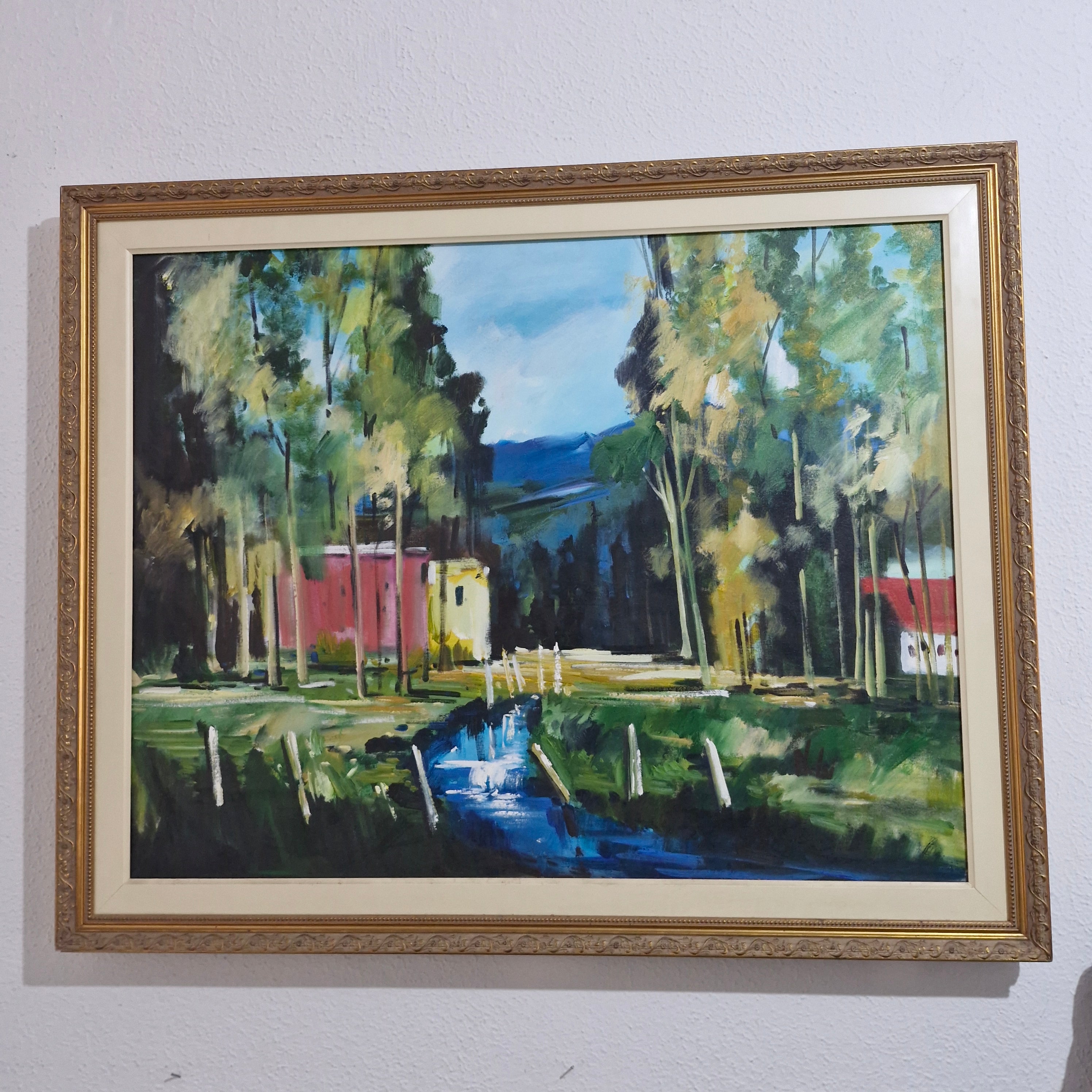Quadro ost Paisagem Campestre.
