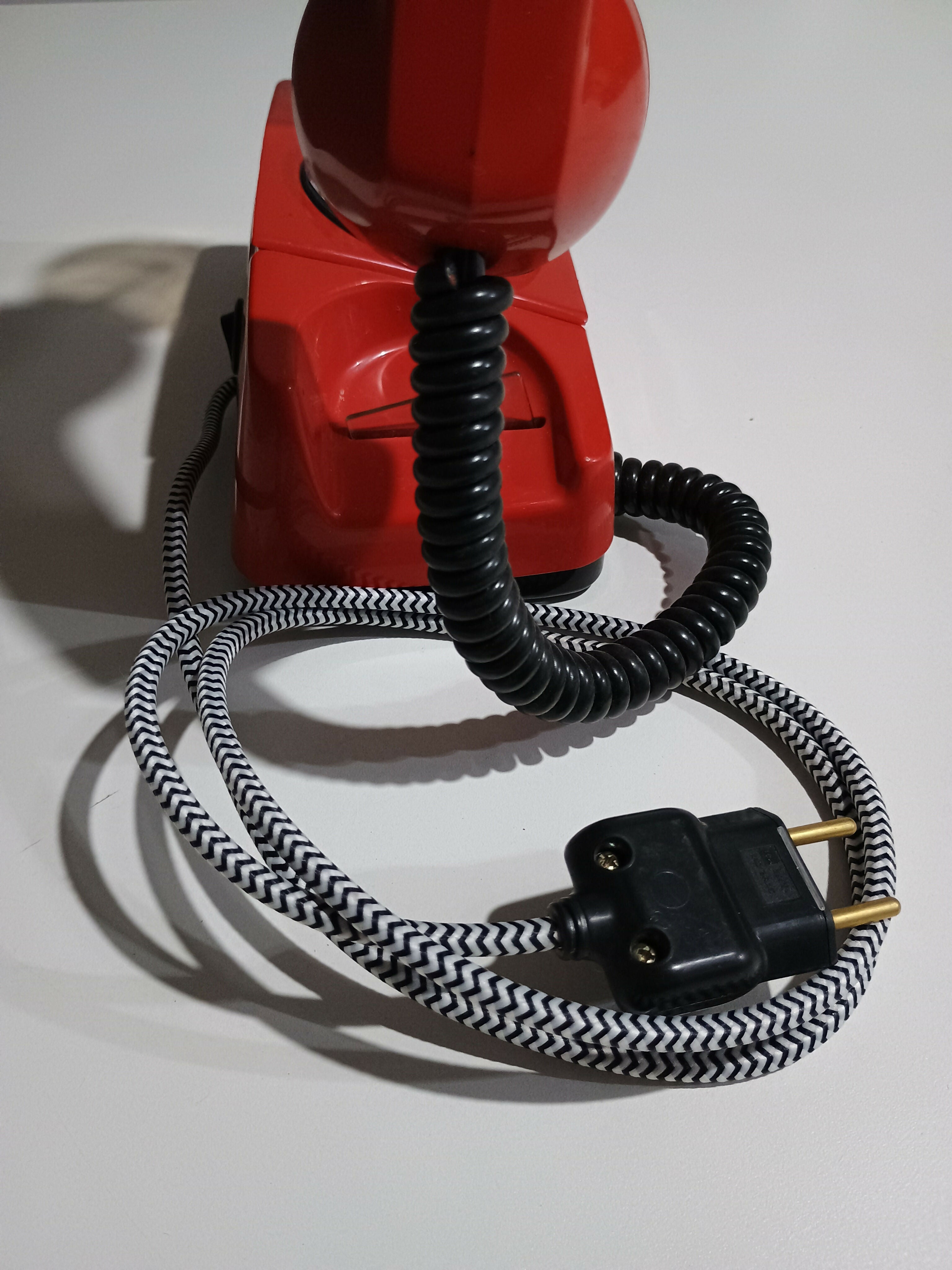 Luminária Telefone Tijolinho Vermelho