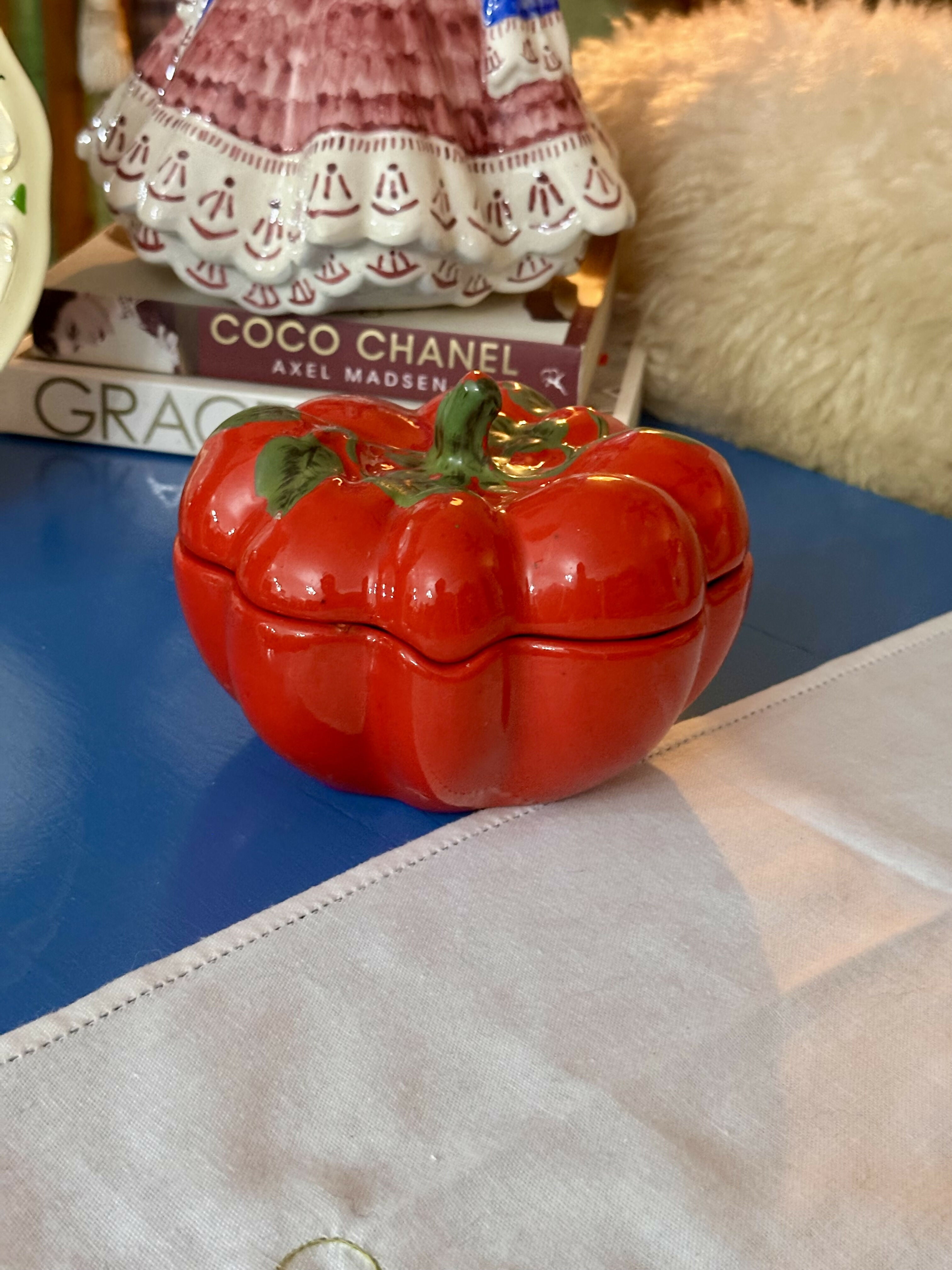 Potiche formato lindeza de tomate da antiga manufatura Weiss