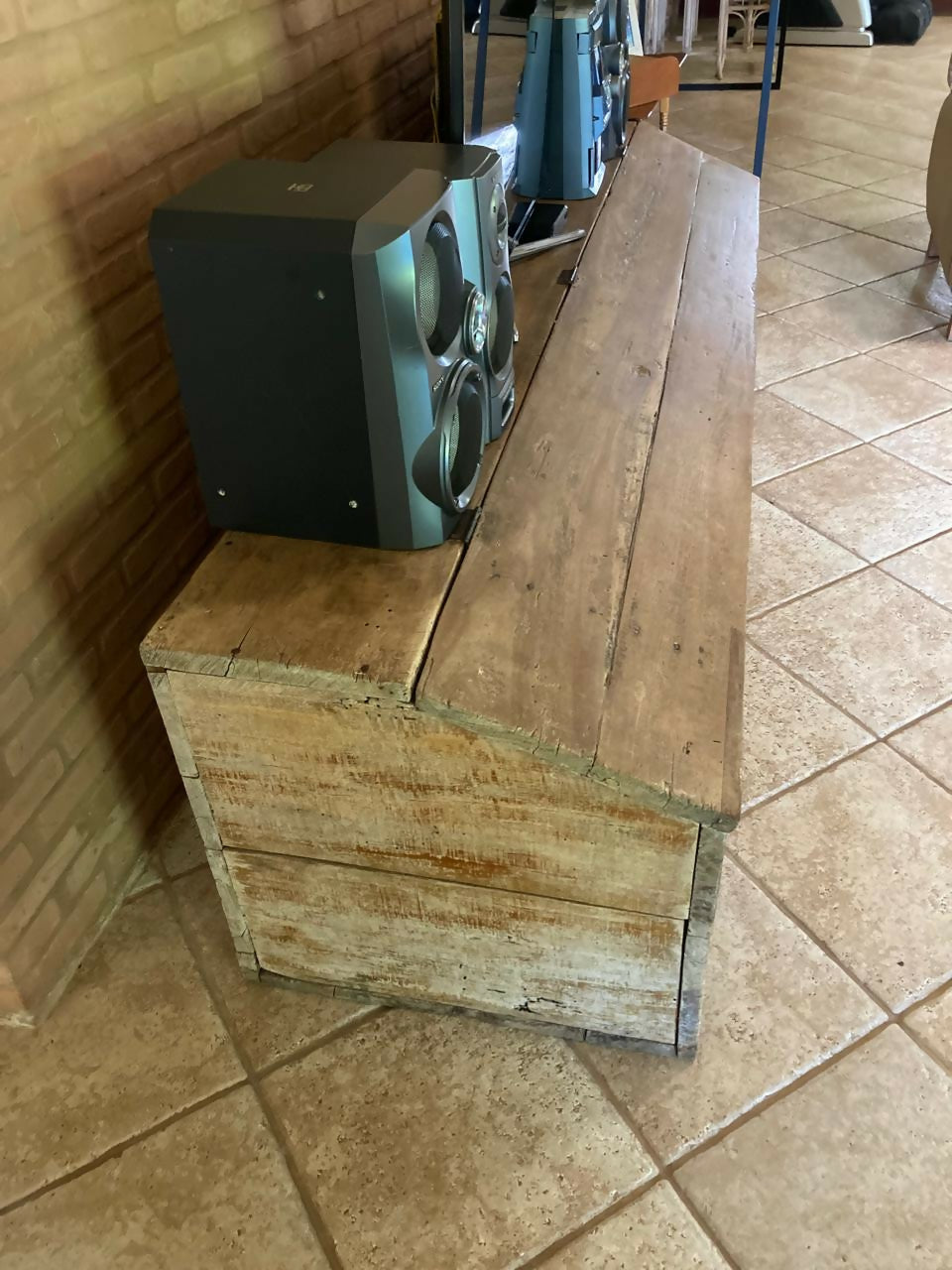 Antigo Baú de Cereais de mercearia