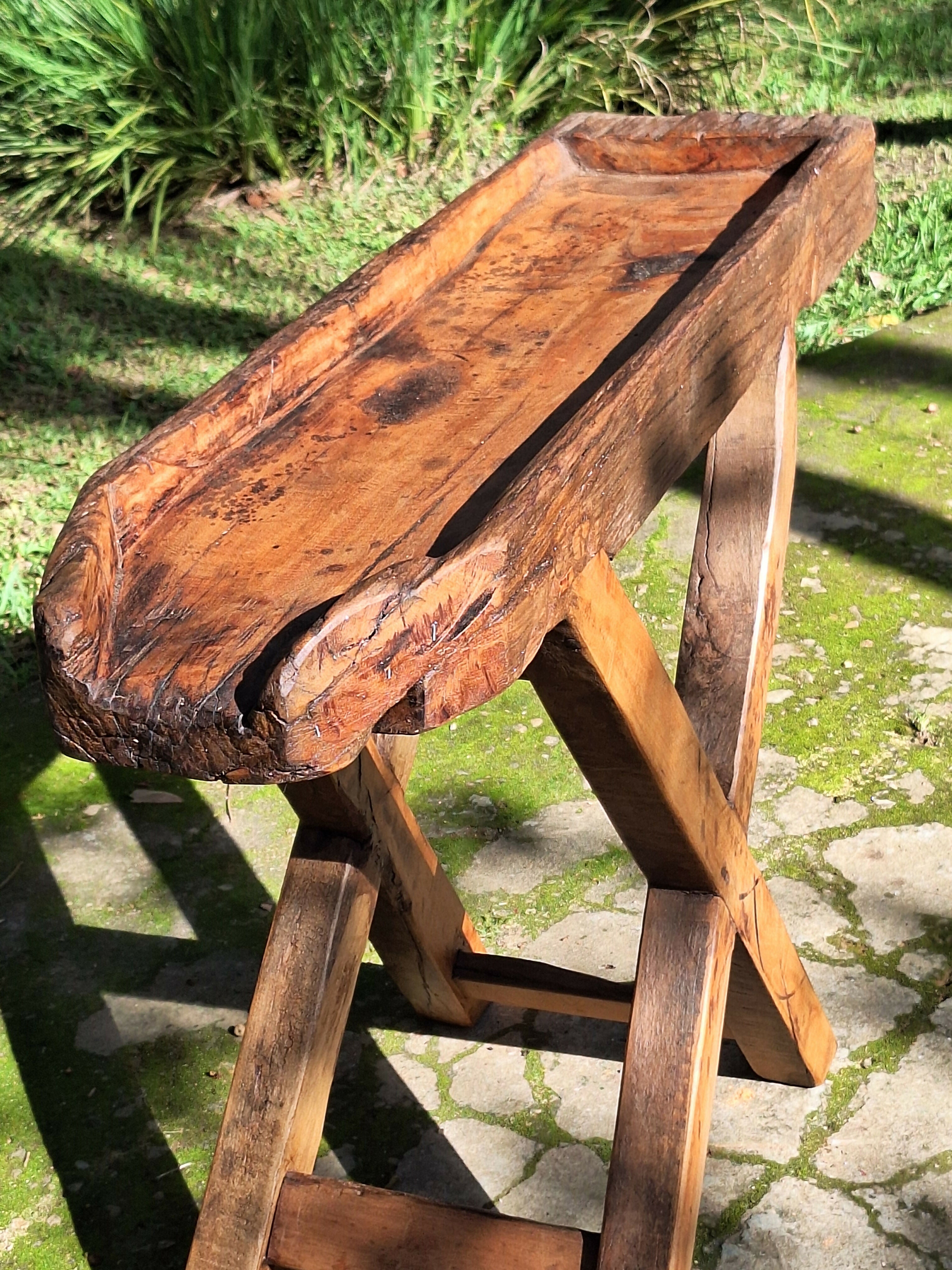 Queijeira Rústica Madeira Maciça Garimpo Mineiro