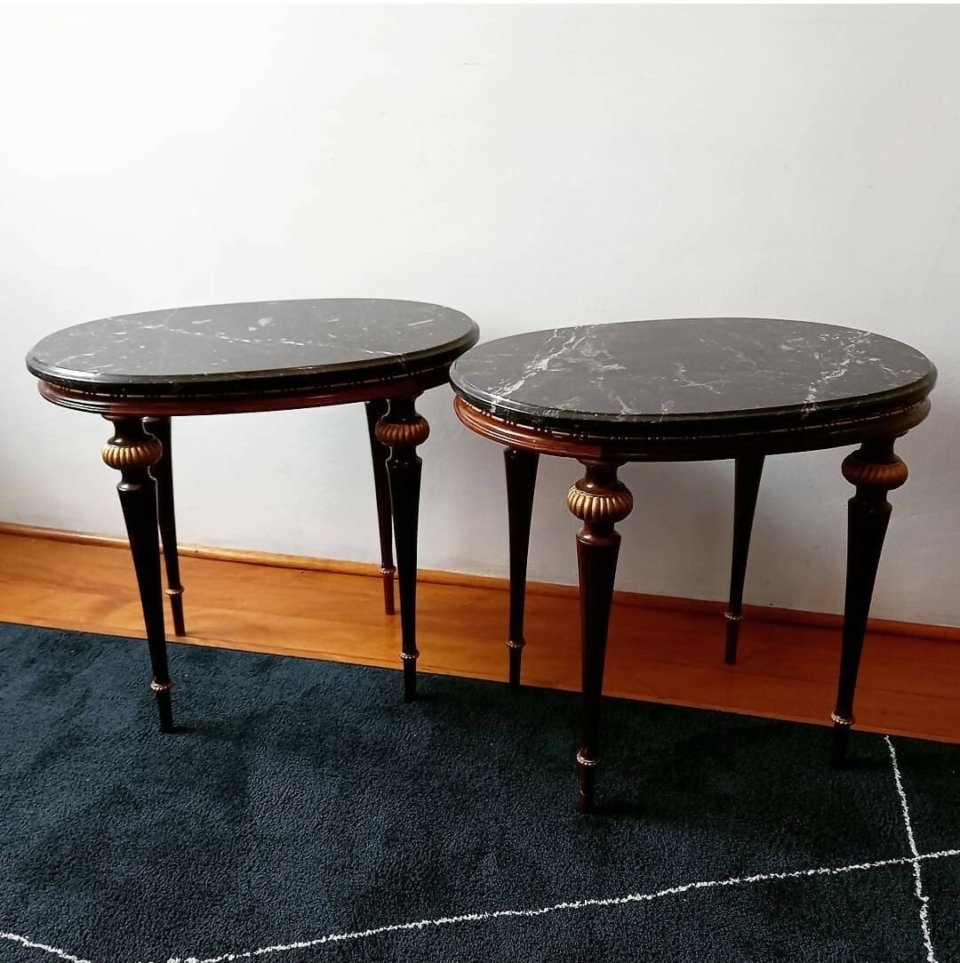 PAR DE MESAS LATERAIS FRANCESAS ANOS 50