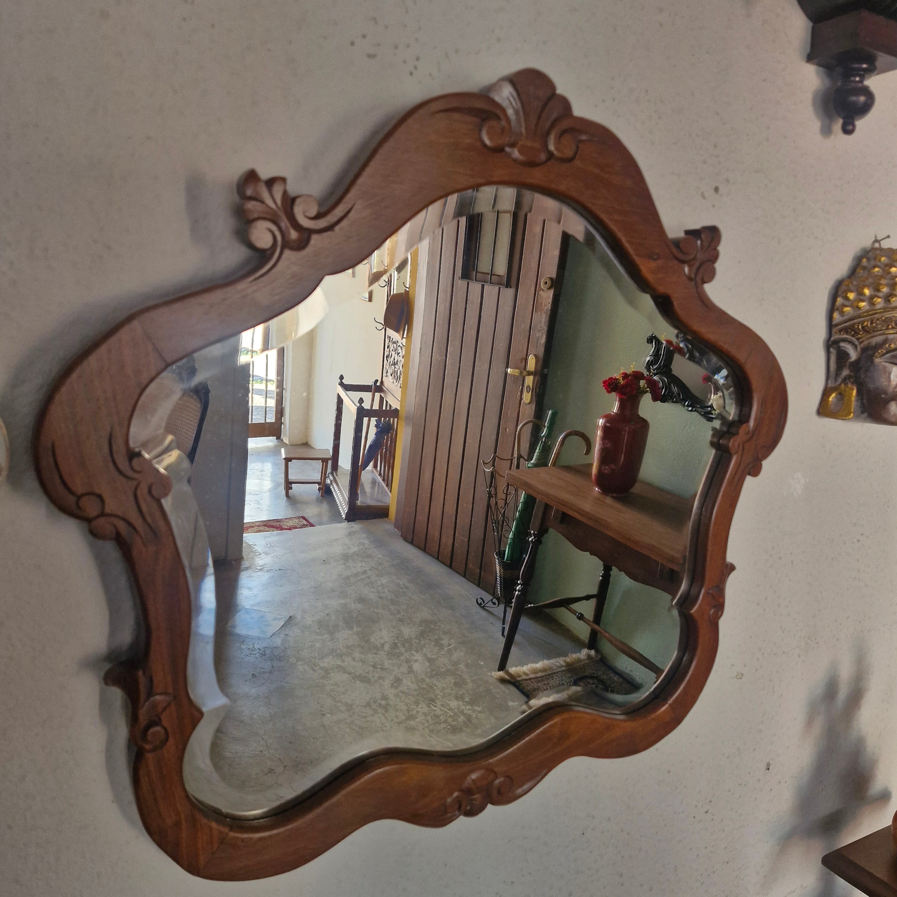 Espelho Bisotê moldura Provençal