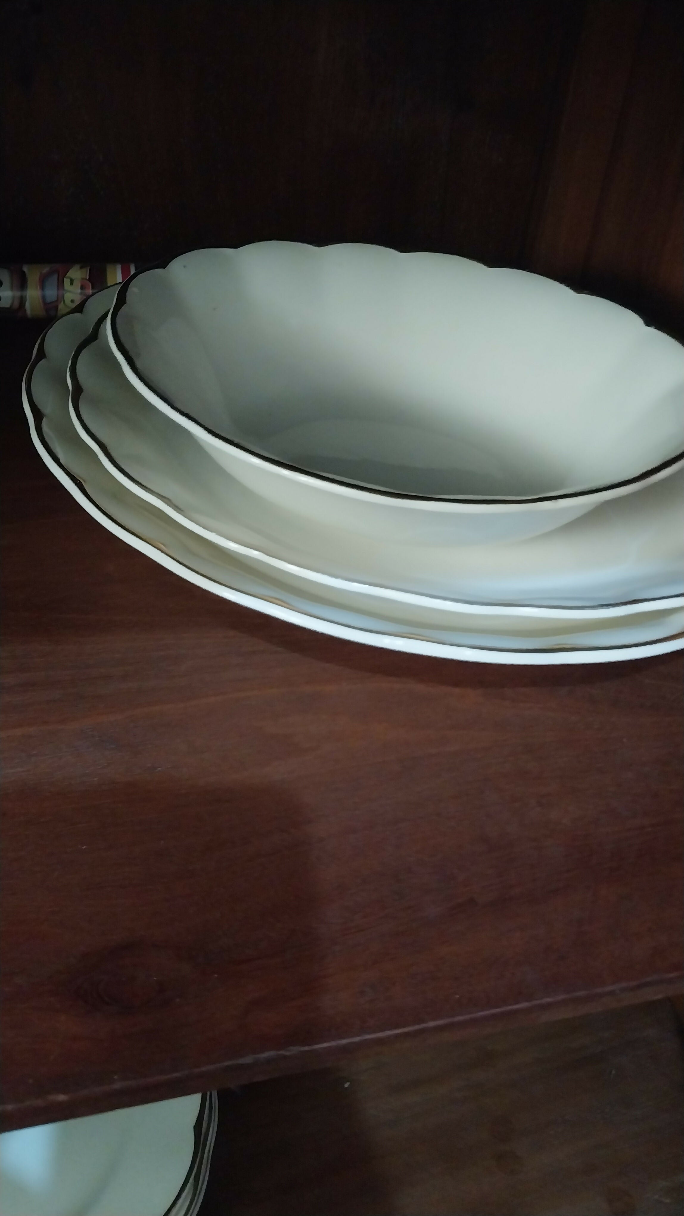 APARELHO DE JANTAR em porcelana - década de 50