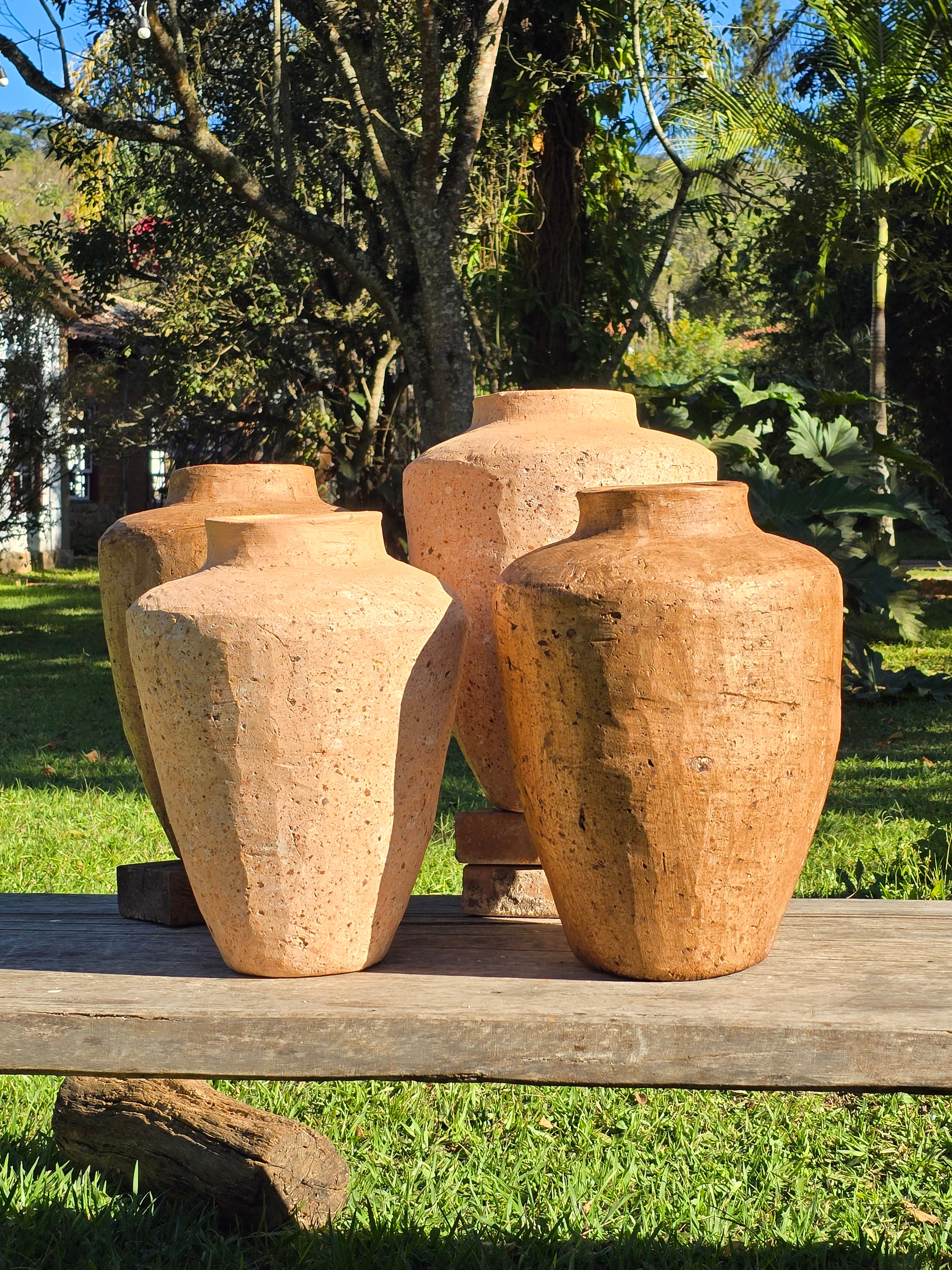 Vaso de Barro Natural ou Encerado (Valor Unitário)