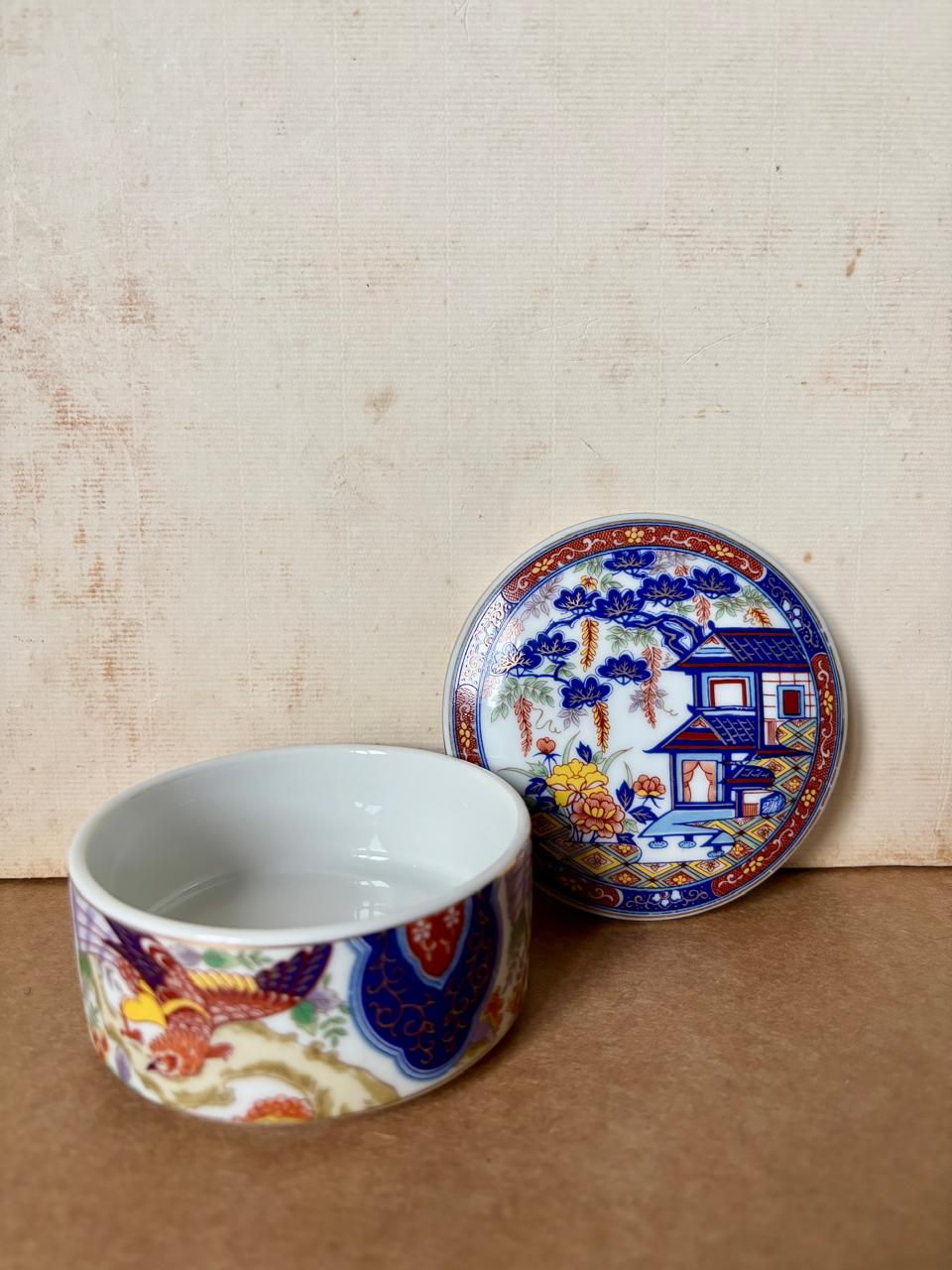 Potiche japonês em porcelana Imari Ware (DMCPS_530)