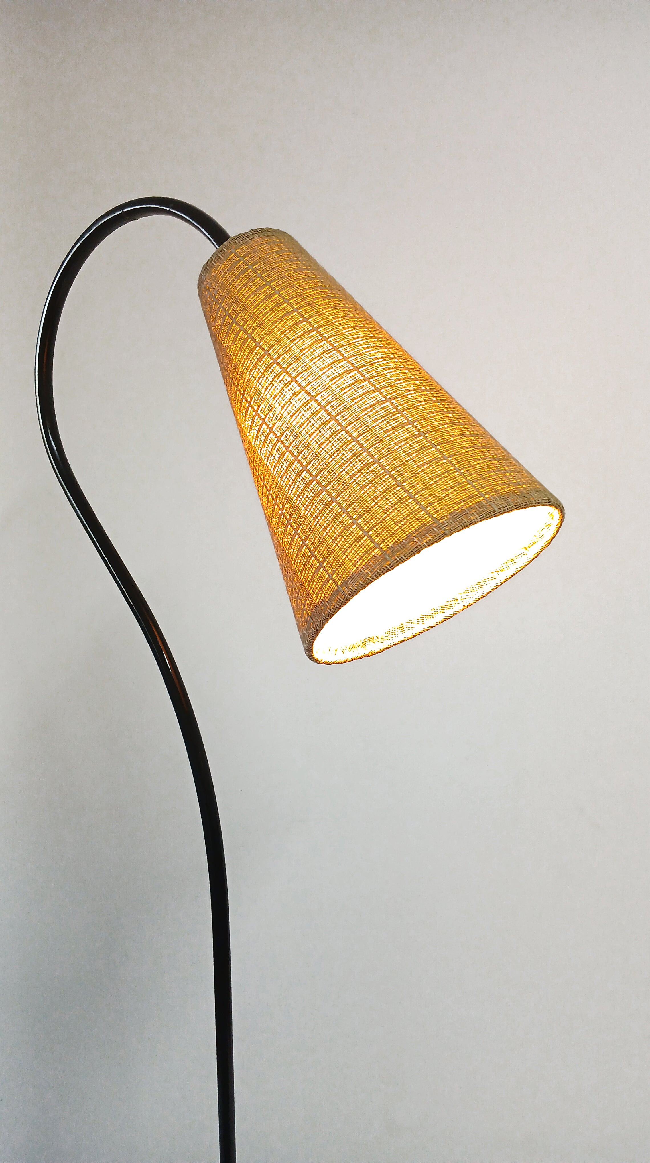 Luminária Gooseneck — Raridade de Piso Mid-Century Modern (c. 1950/1960)