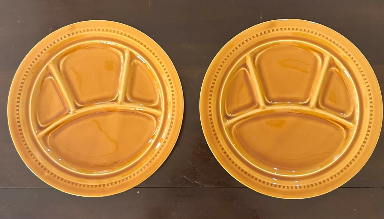 Conjunto de pratos para fondue estilo francês anos 70