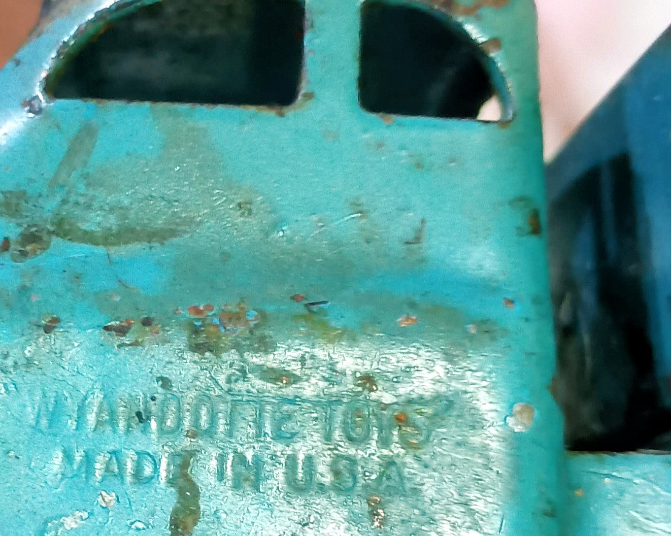 Caminhão Basculante Antigo azul Wyandotte Toys – Made in U.S.A. – Década de 1940