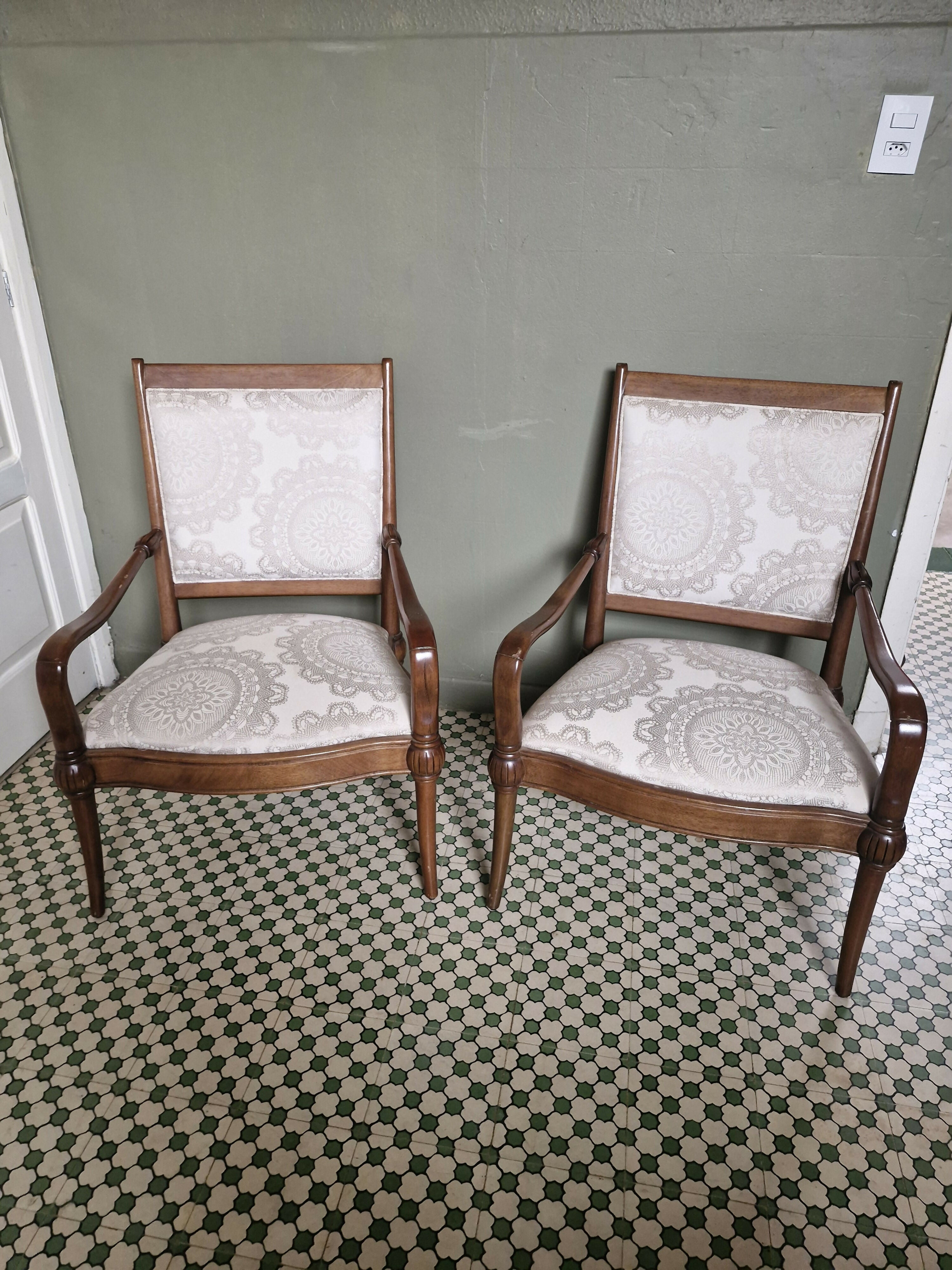 Par de Cadeiras Império